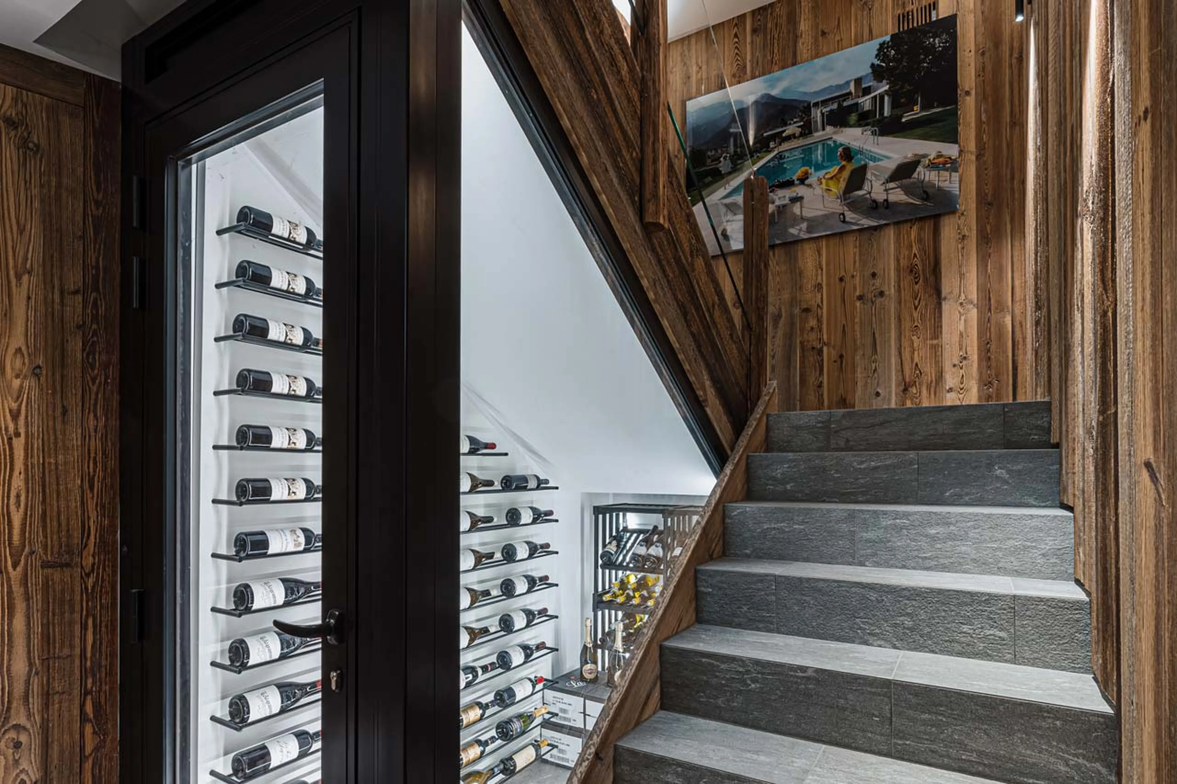 Wine cellar in Chalet Orca in Val d'Isere