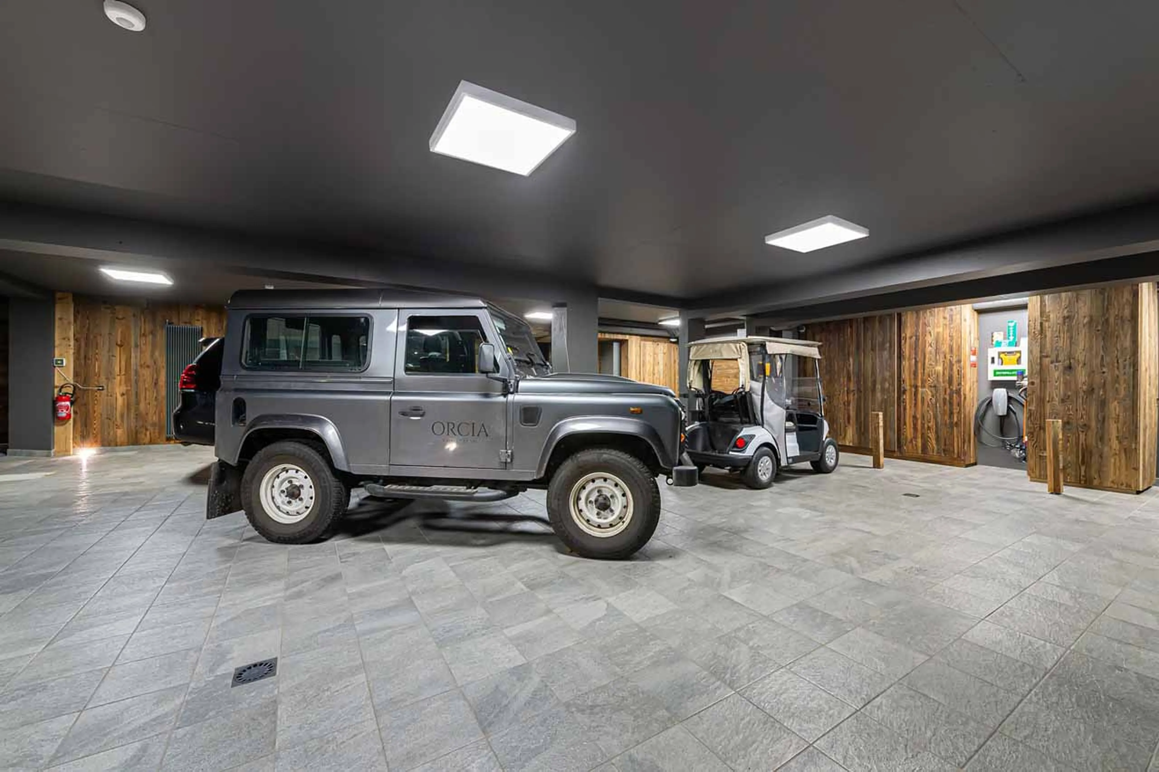 Garage at Chalet Orcia in Megeve