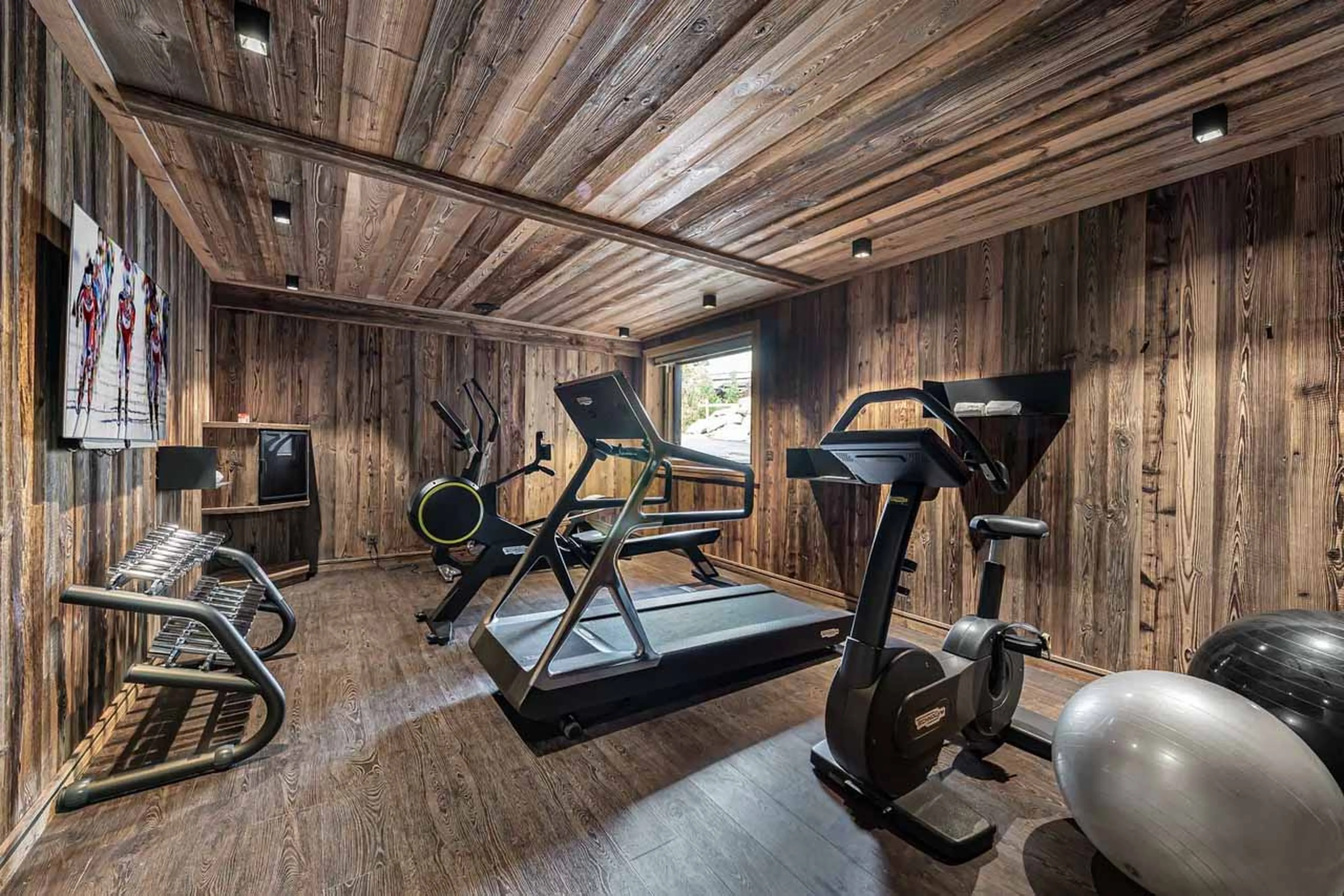 Gym at Chalet Orcia in Megeve