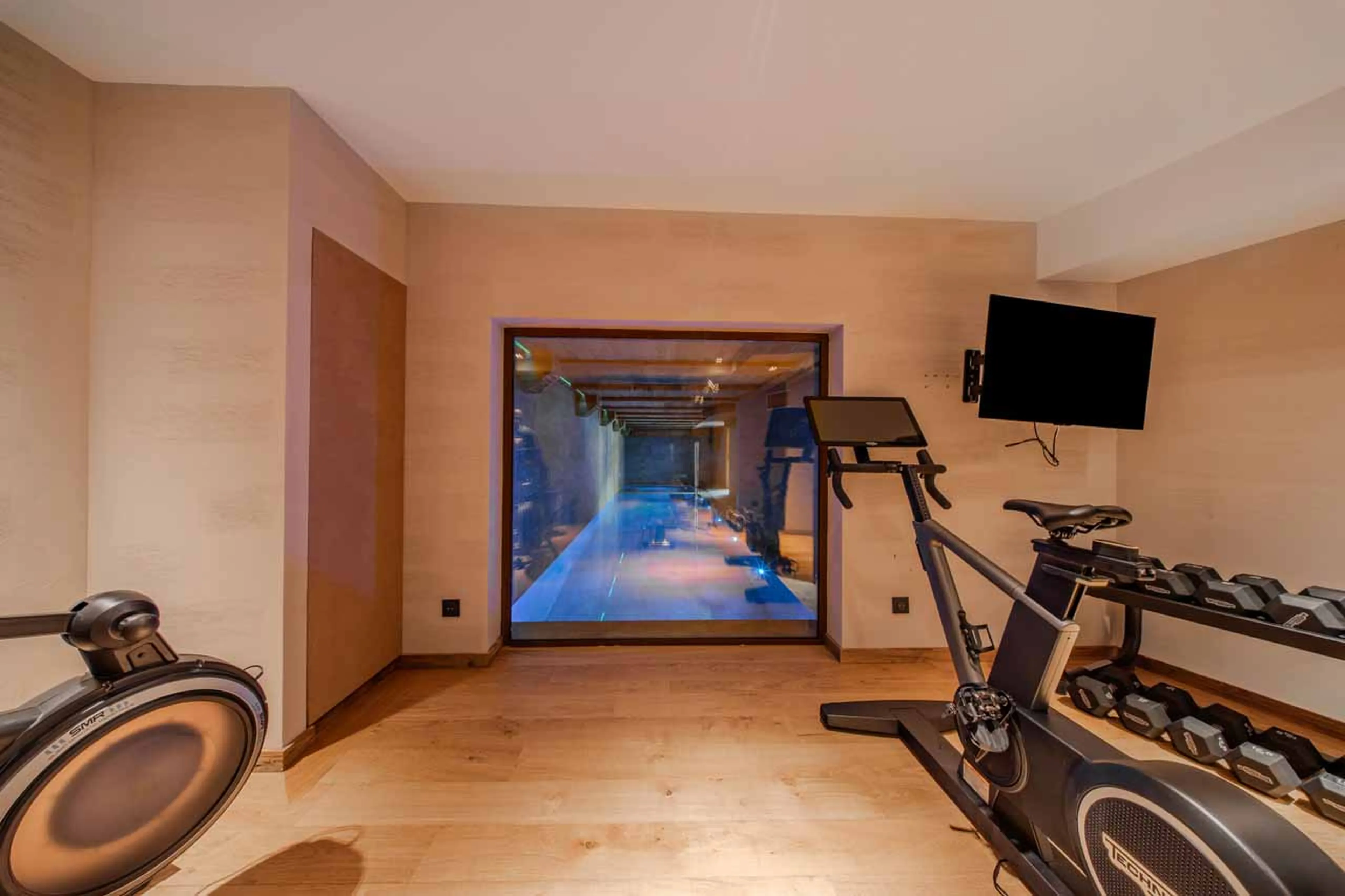 Gym area at Chalet Orso in Val d'Isere