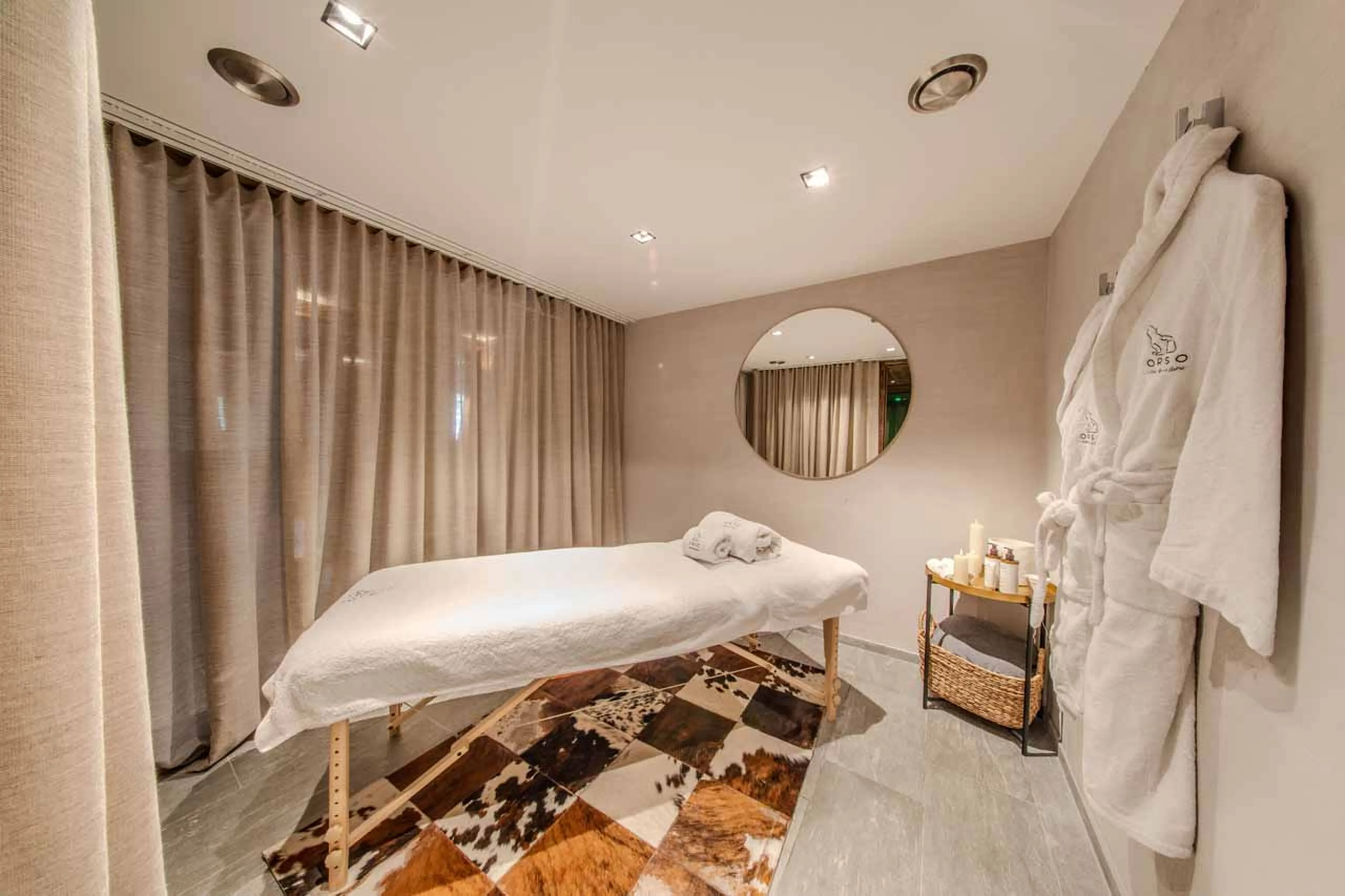 Massage room at Chalet Orso in Val d'Isere