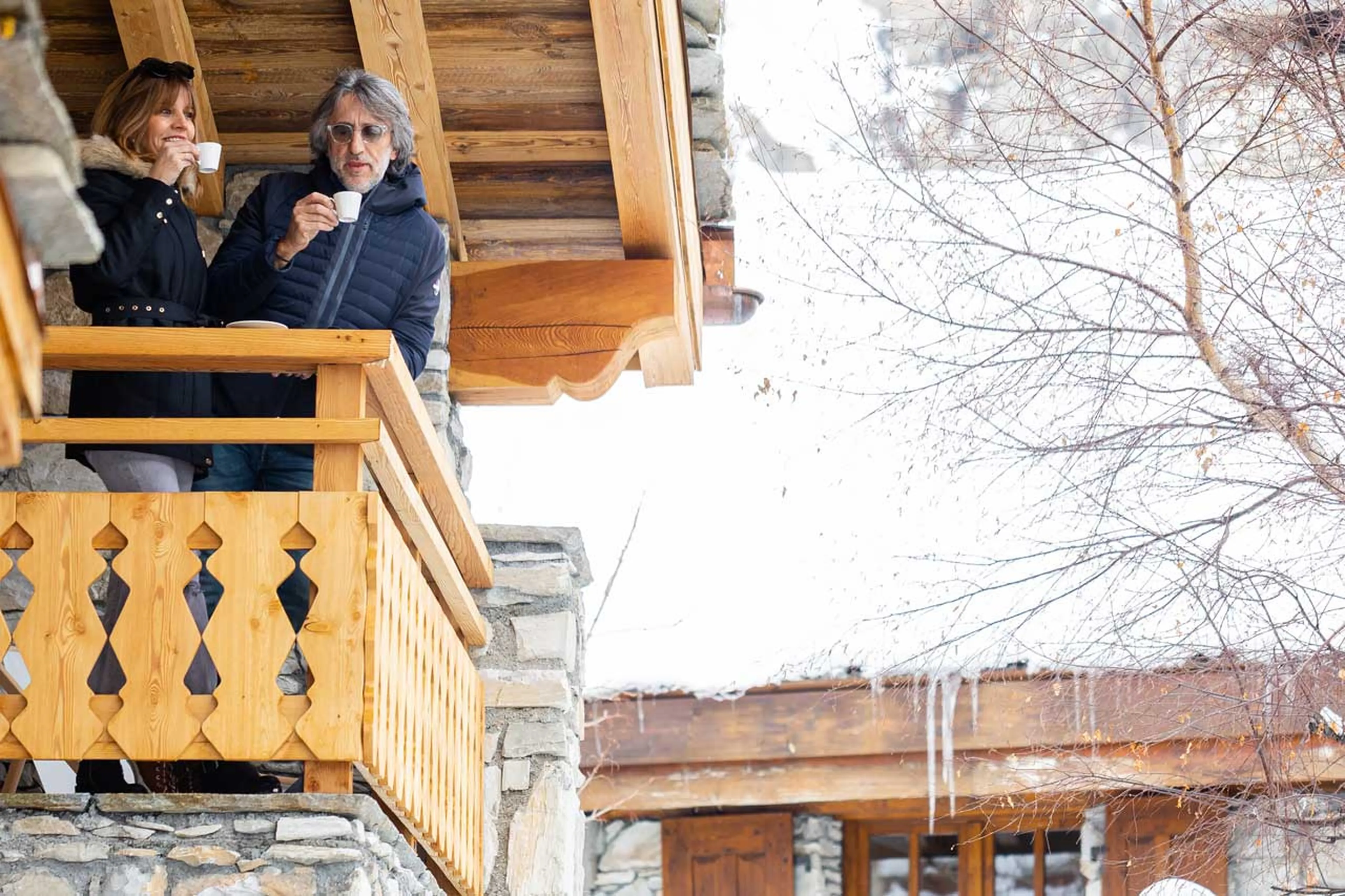 Balcony of Chalet Orso in Val d'Isere