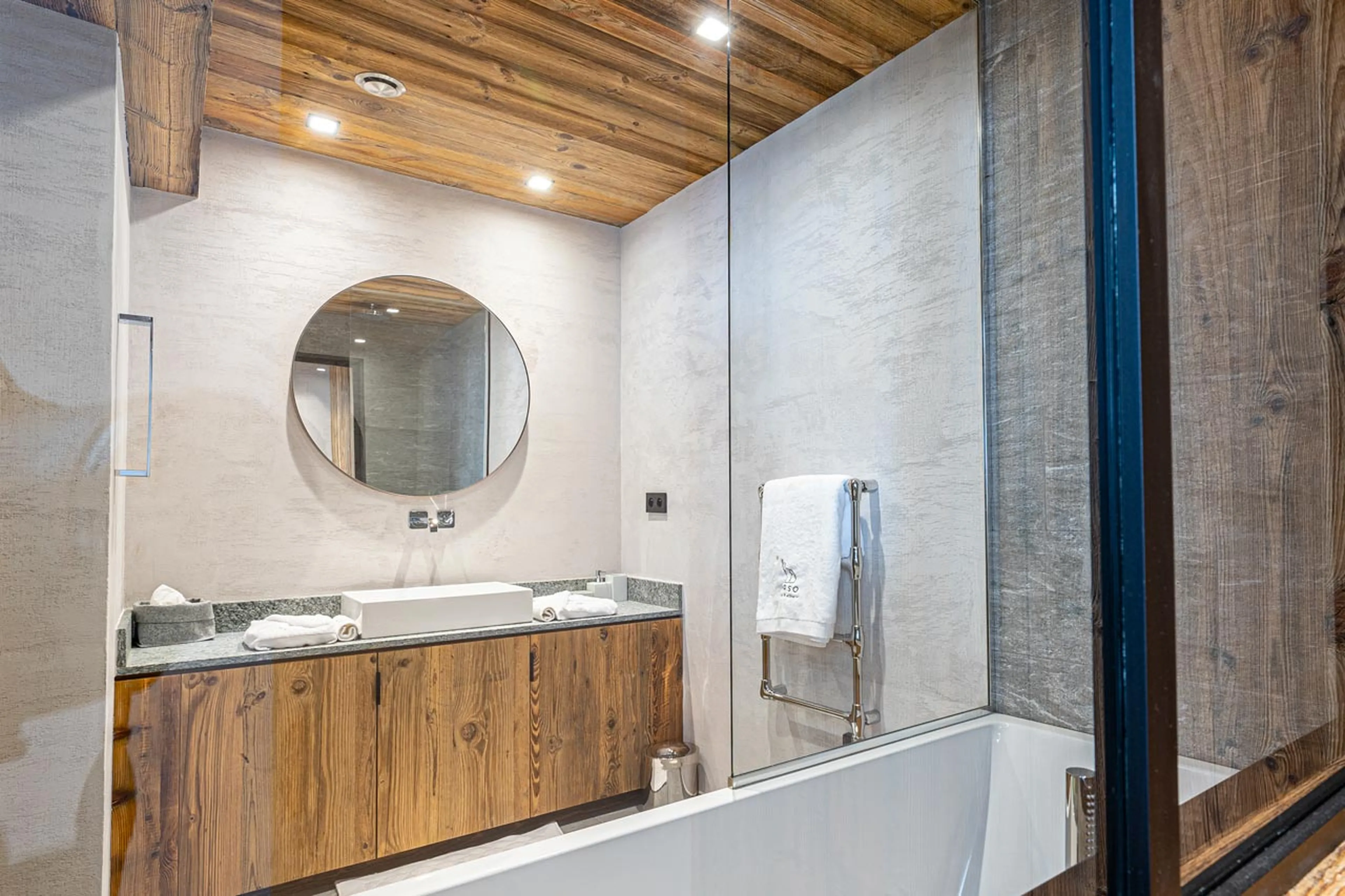 Bathroom three at Chalet Orso in Val d'Isere