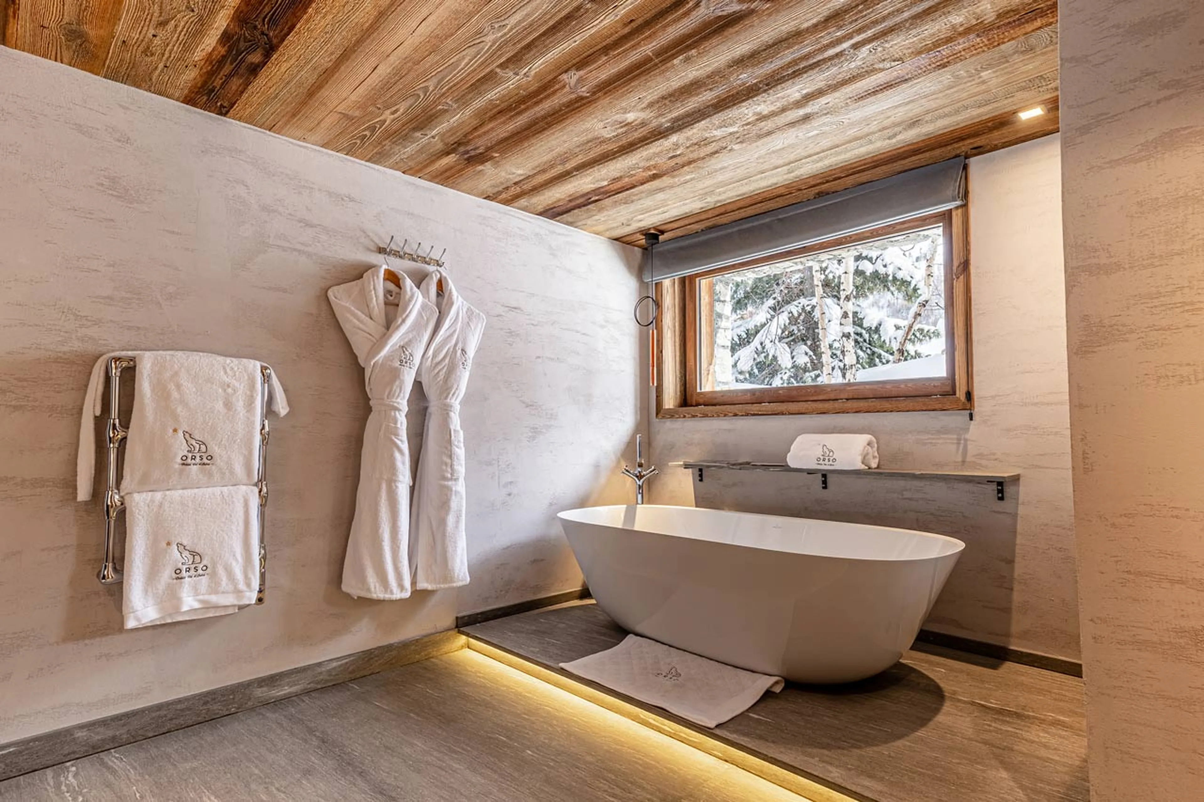 Bathroom five at Chalet Orso in Val d'Isere