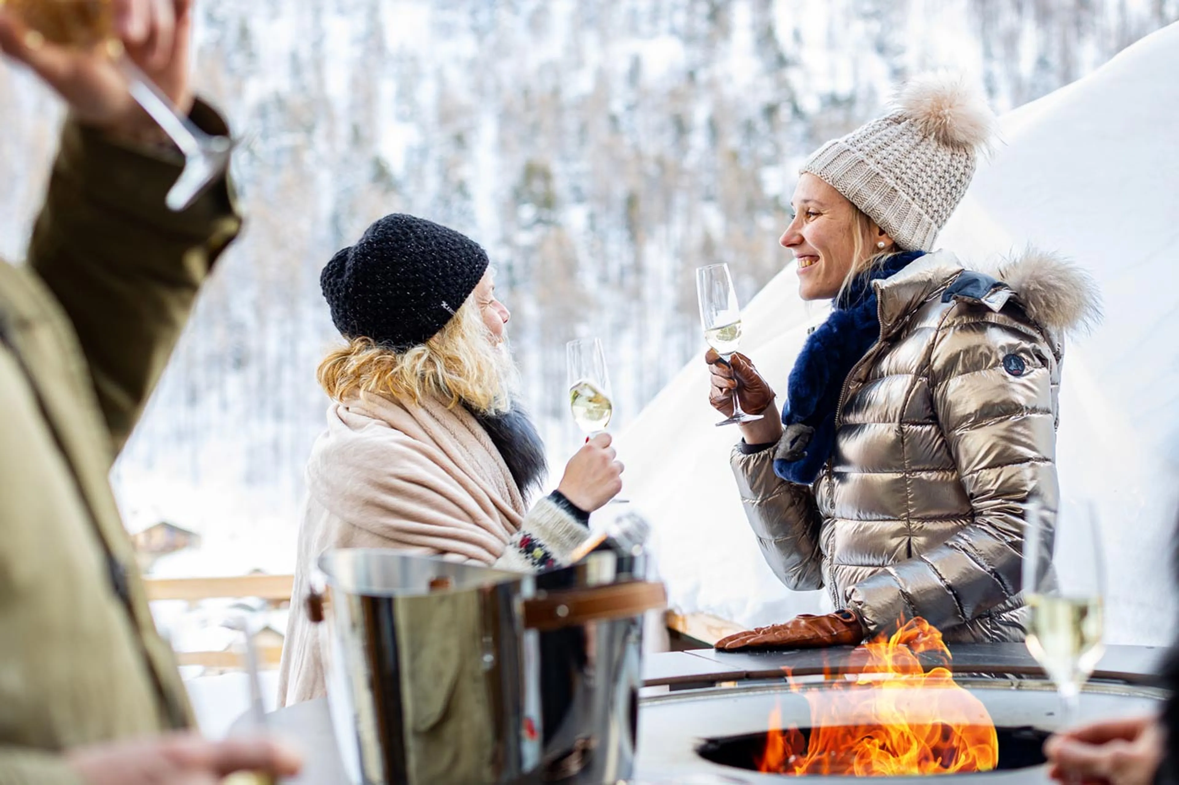 Terrace of Chalet Orso in Val d'Isere