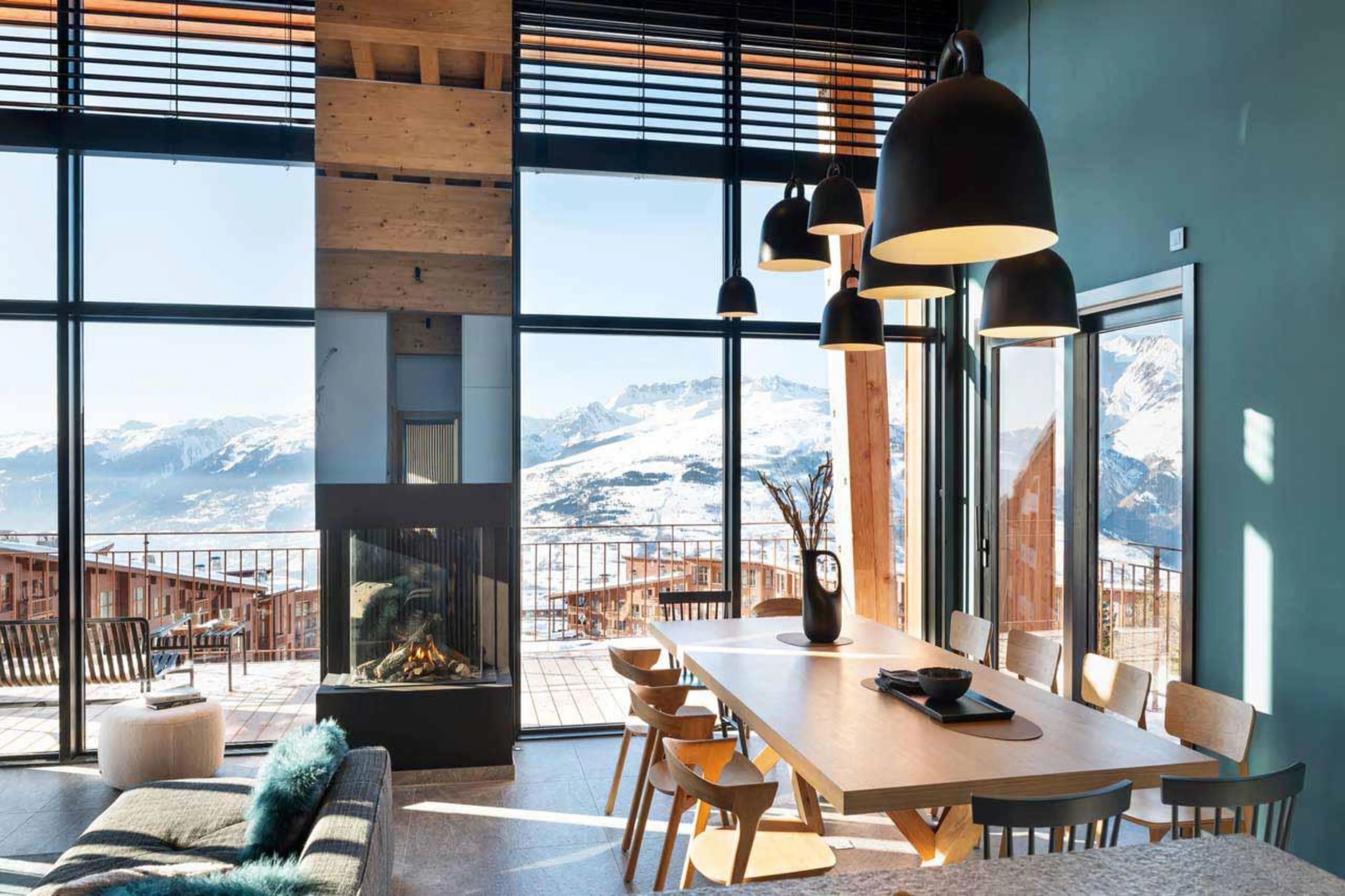 Living area at Chalet Osarcs Mille 8 in Les Arcs
