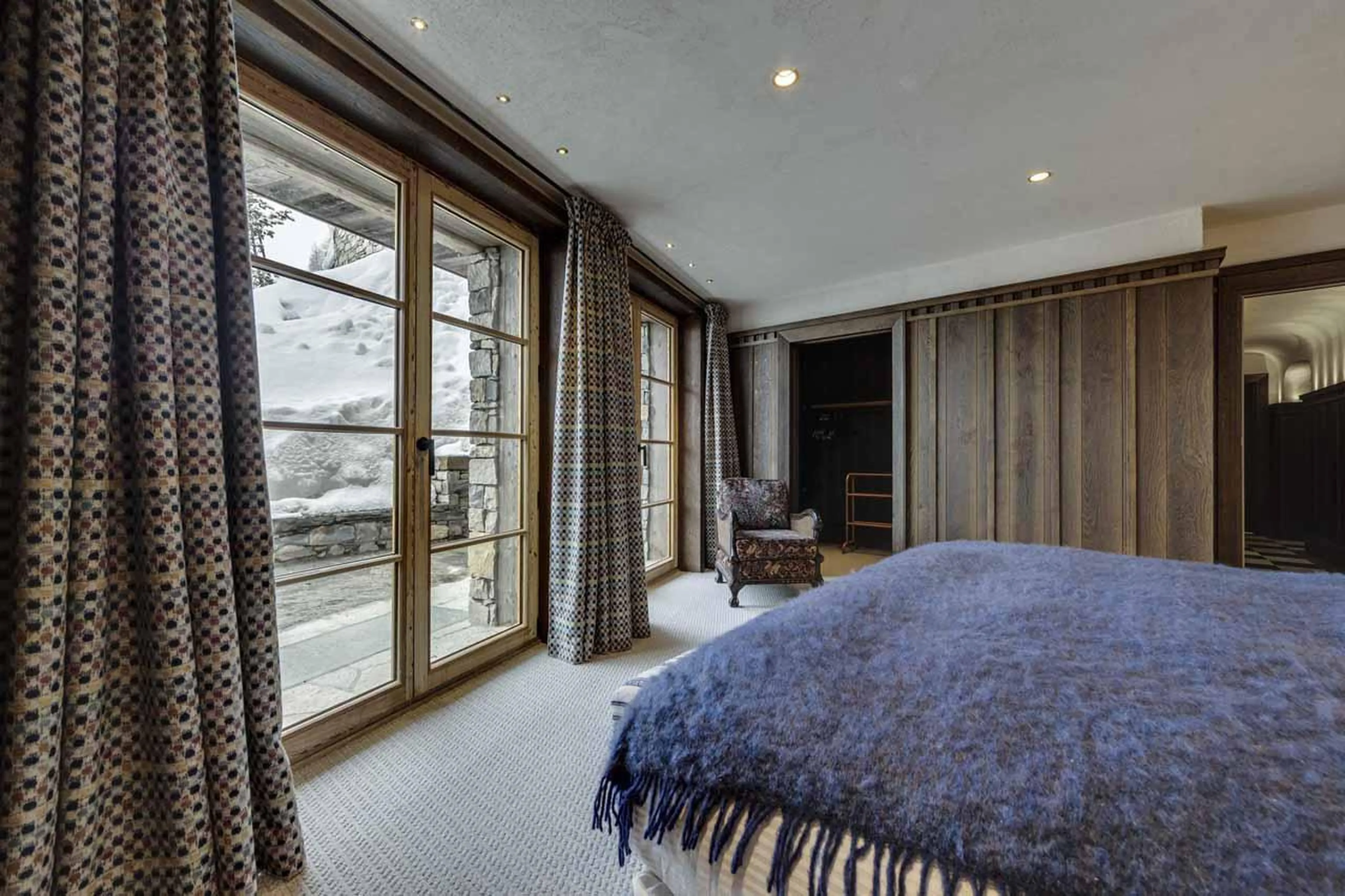 Terrace access at Chalet Ottawa in Val d'Isere