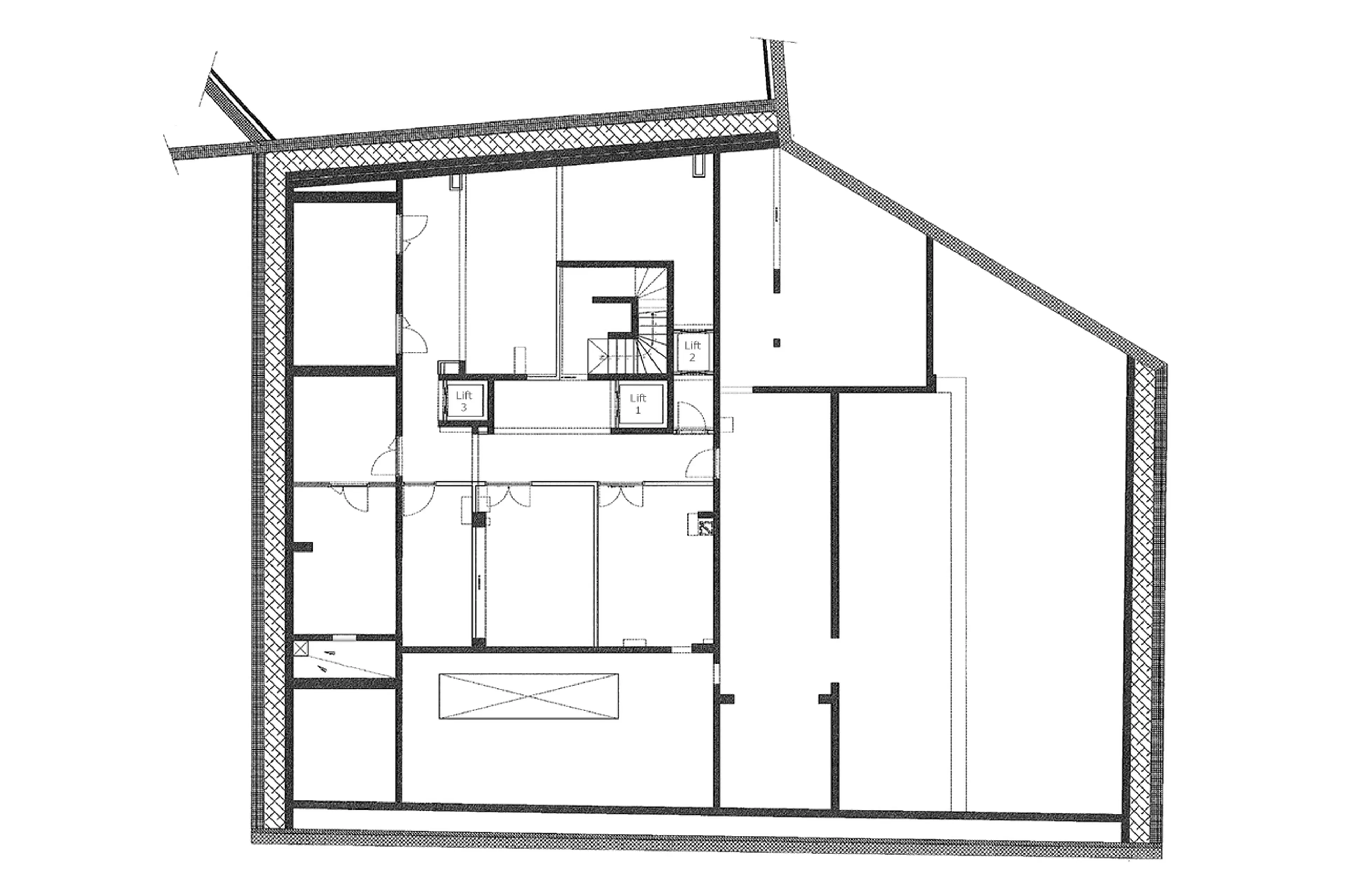 Level -3 floor plan of Chalet Owens in Courchevel 1850