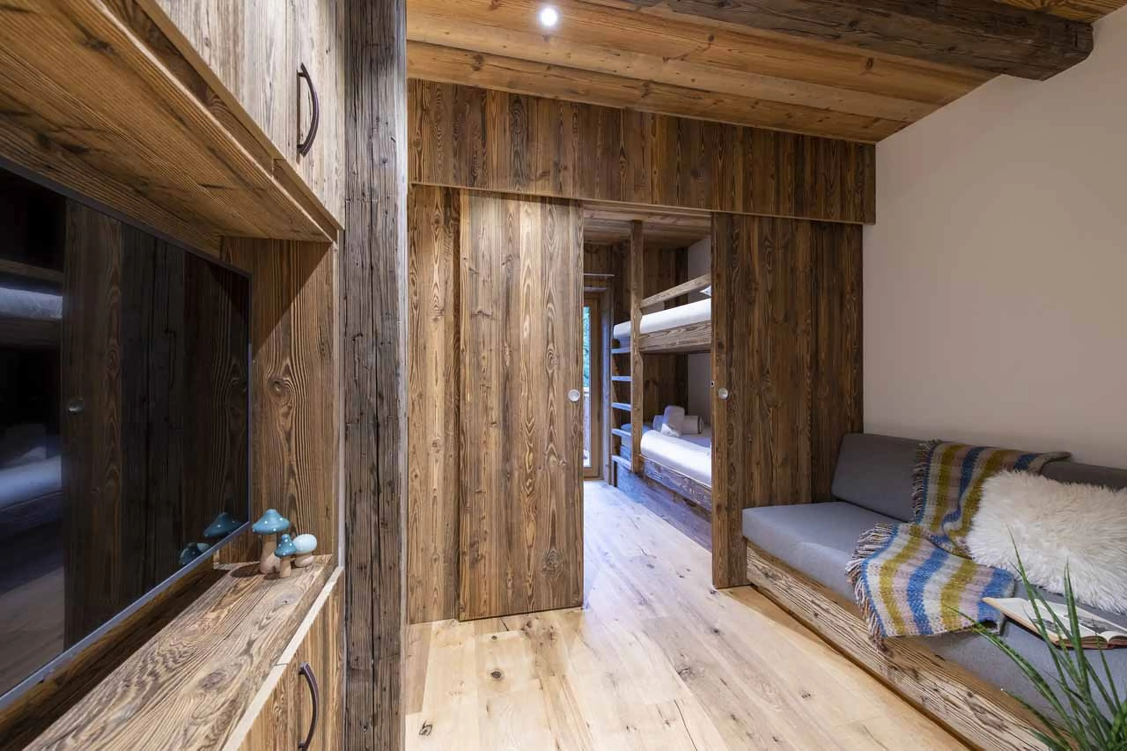 TV snug at Chalet Oxalis in Val d'Isere