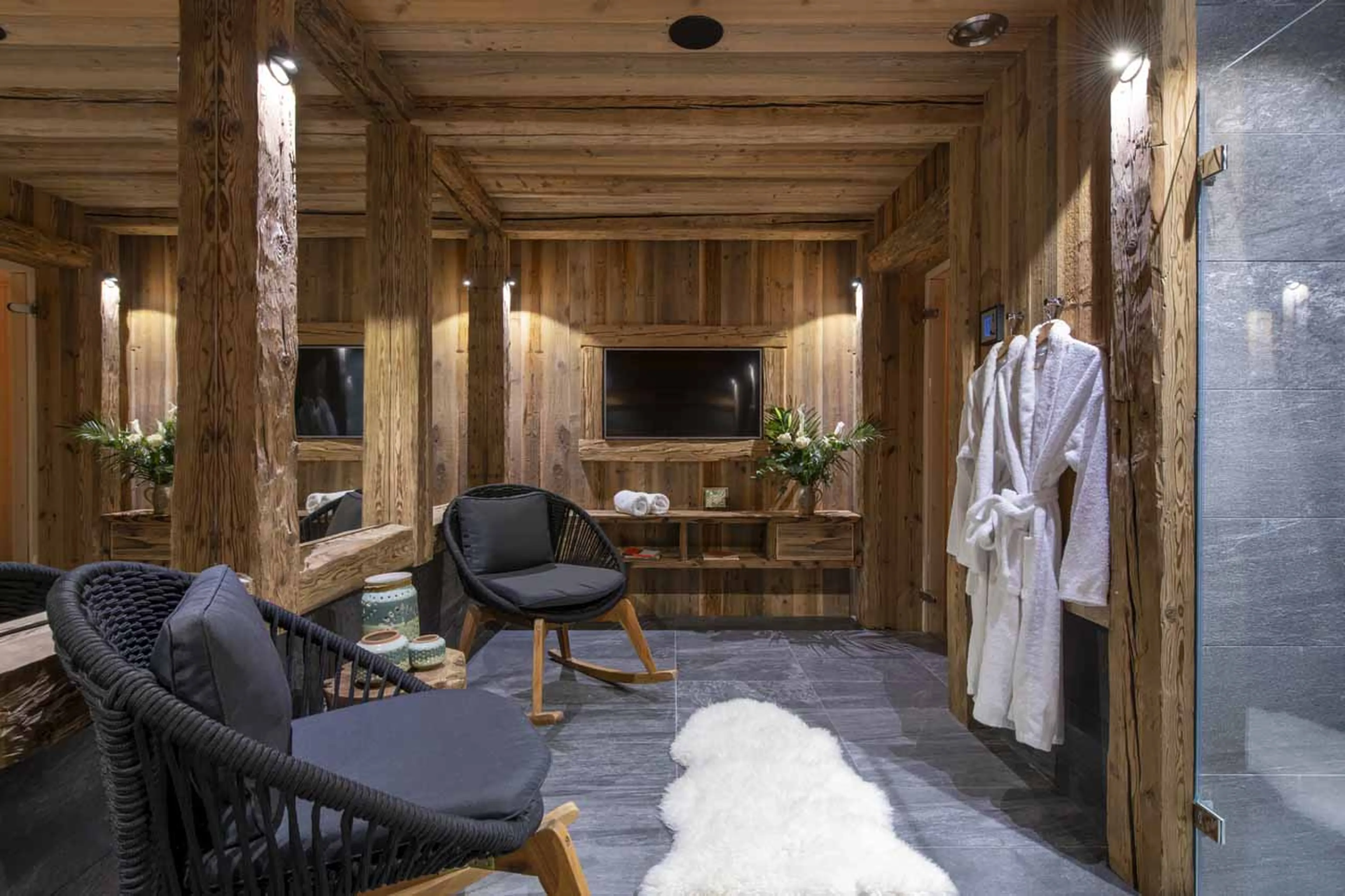 Spa area at Chalet Oxalis in Val d'Isere