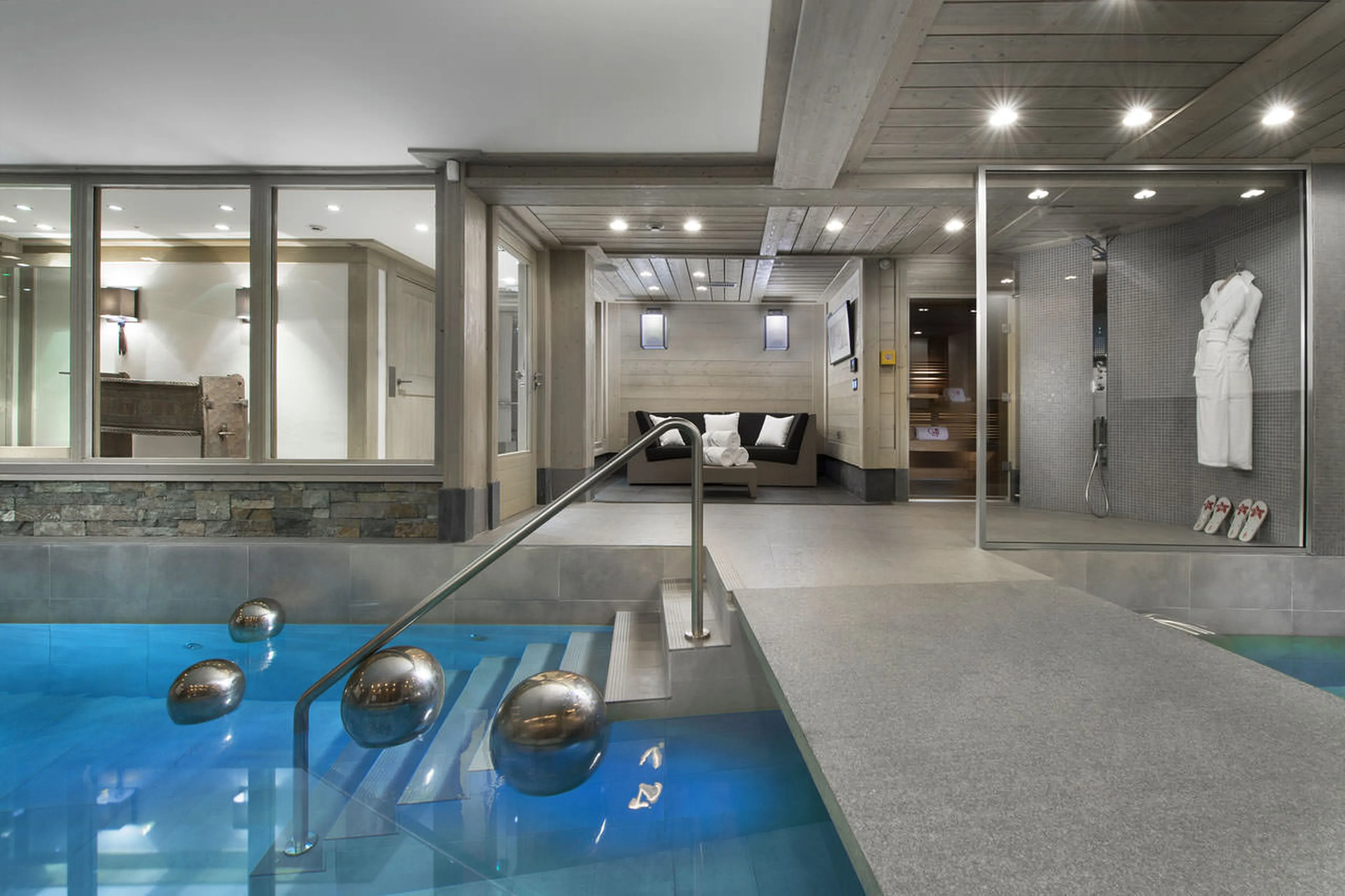 Spa area at Chalet Panmah in Courchevel 1850