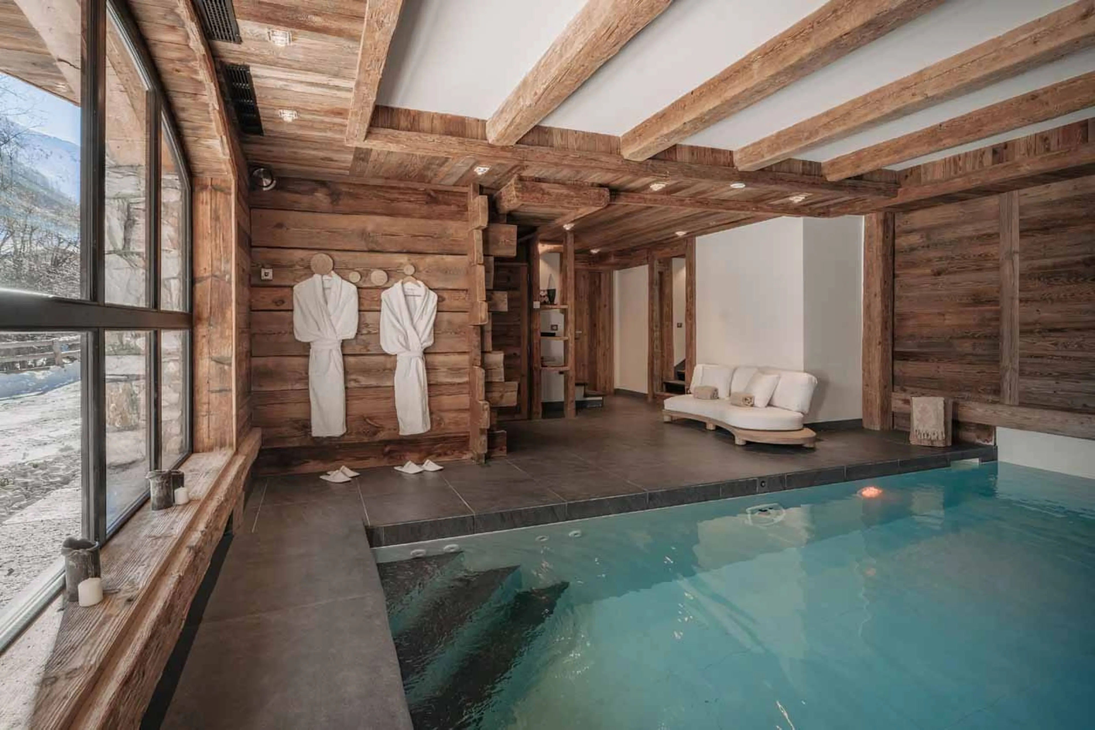 Spa at Chalet Le Papillon in Val d'Isere