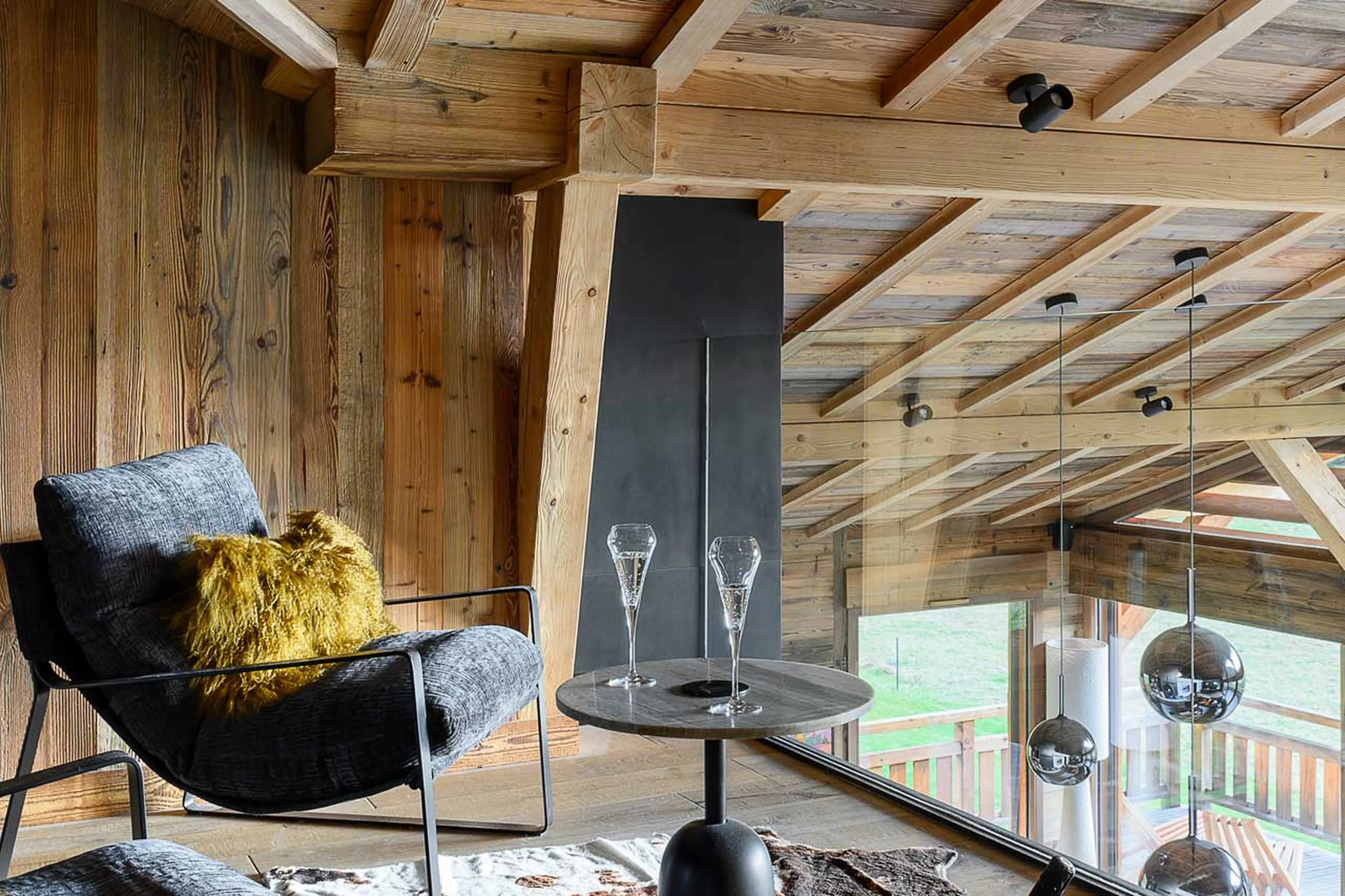 Bedroom 1 mezzanine at Chalet Patagonia in Chamonix