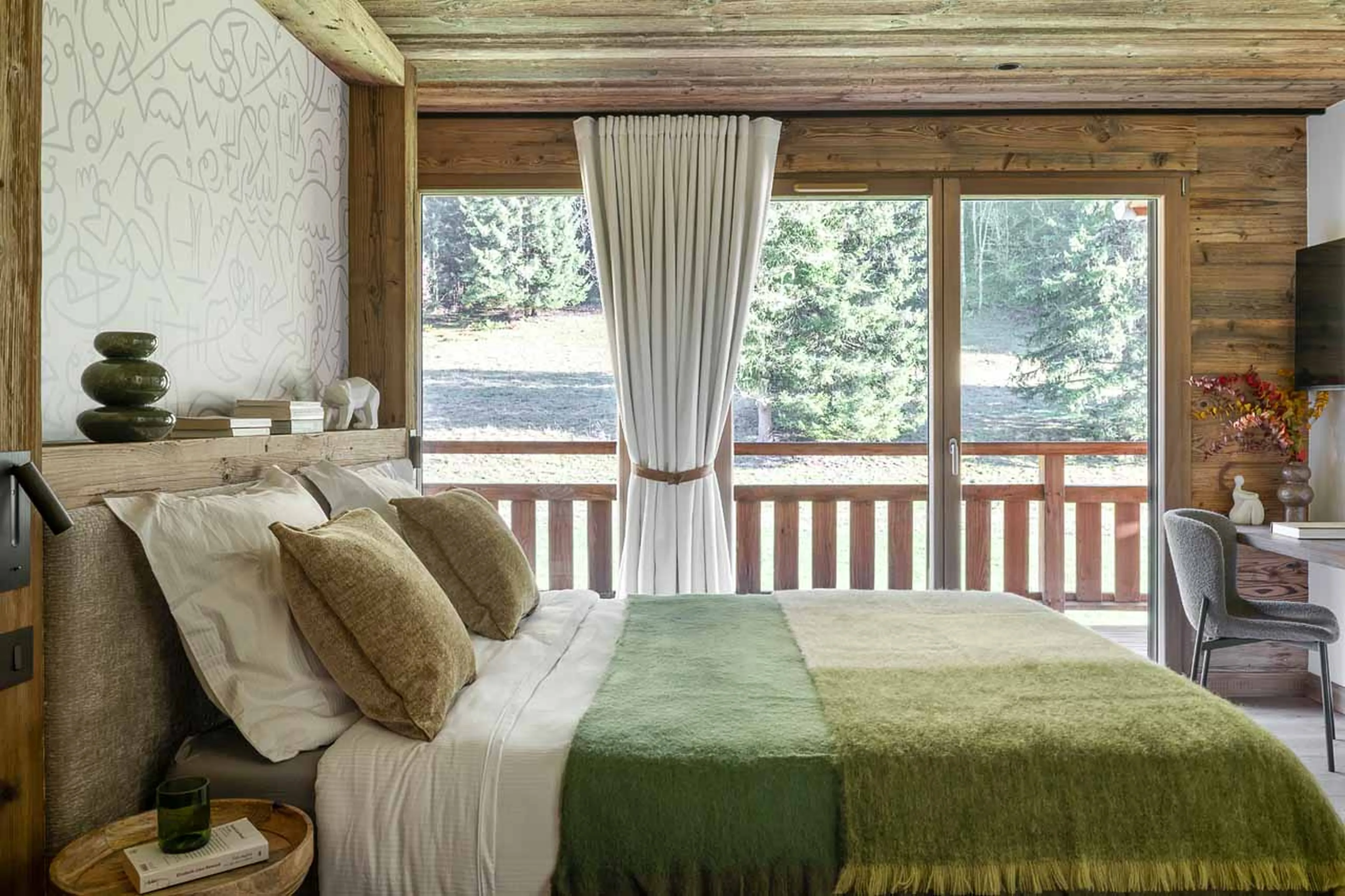Bedroom 2 at Chalet Patagonia in Chamonix
