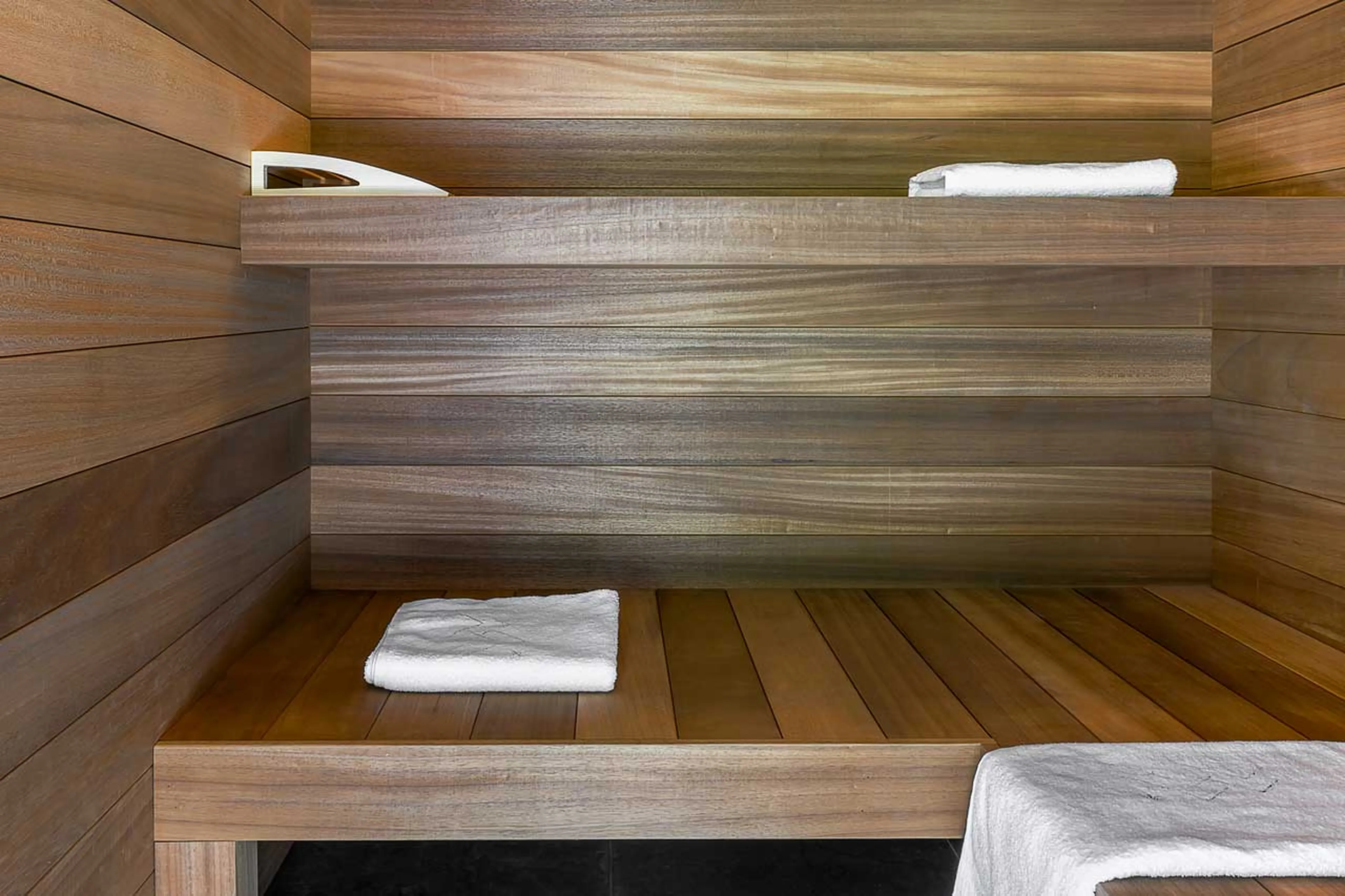 Spa sauna at Chalet Patagonia in Chamonix