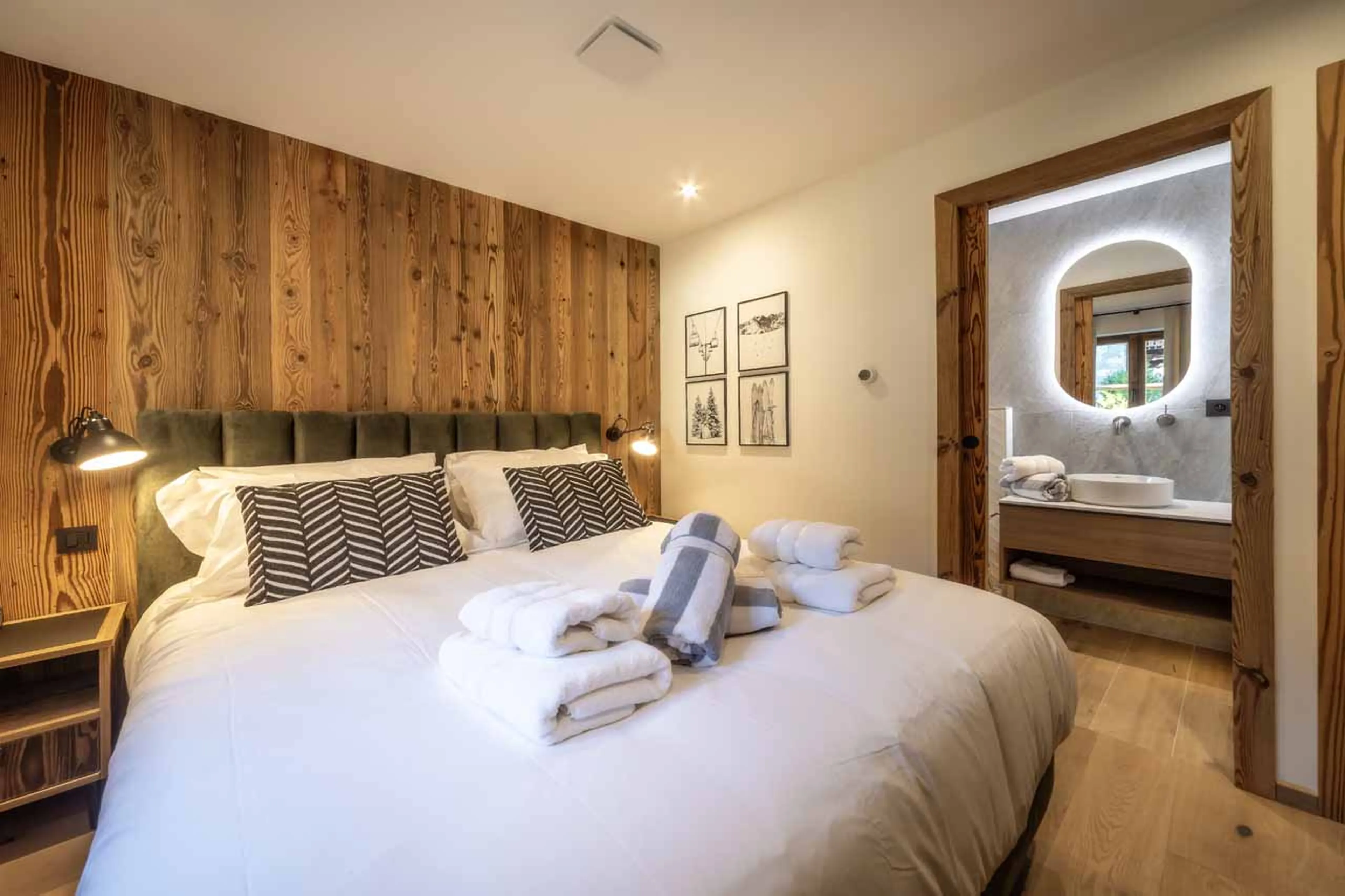 Bedroom 4 at Chalet Pavot in Morzine