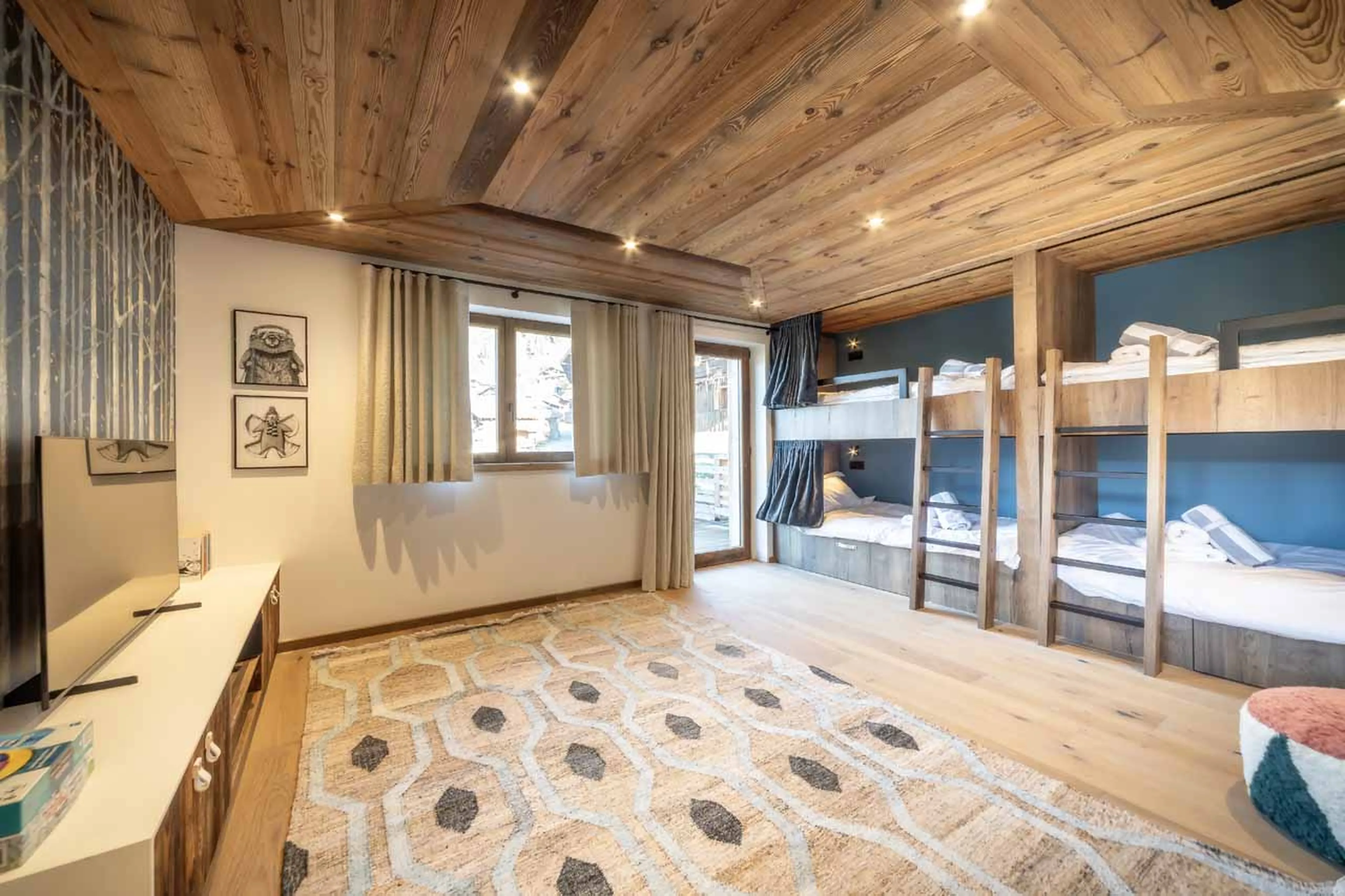 Bedroom 5 at Chalet Pavot in Morzine