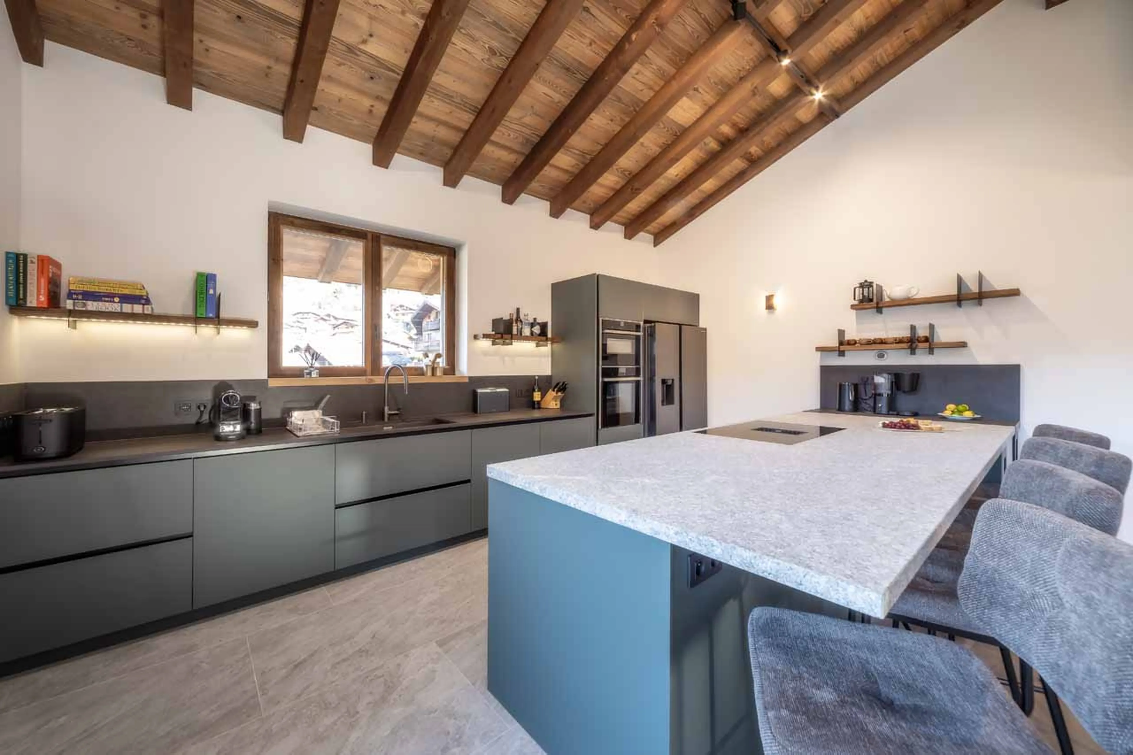 Kitchen at Chalet Pavot in Morzine