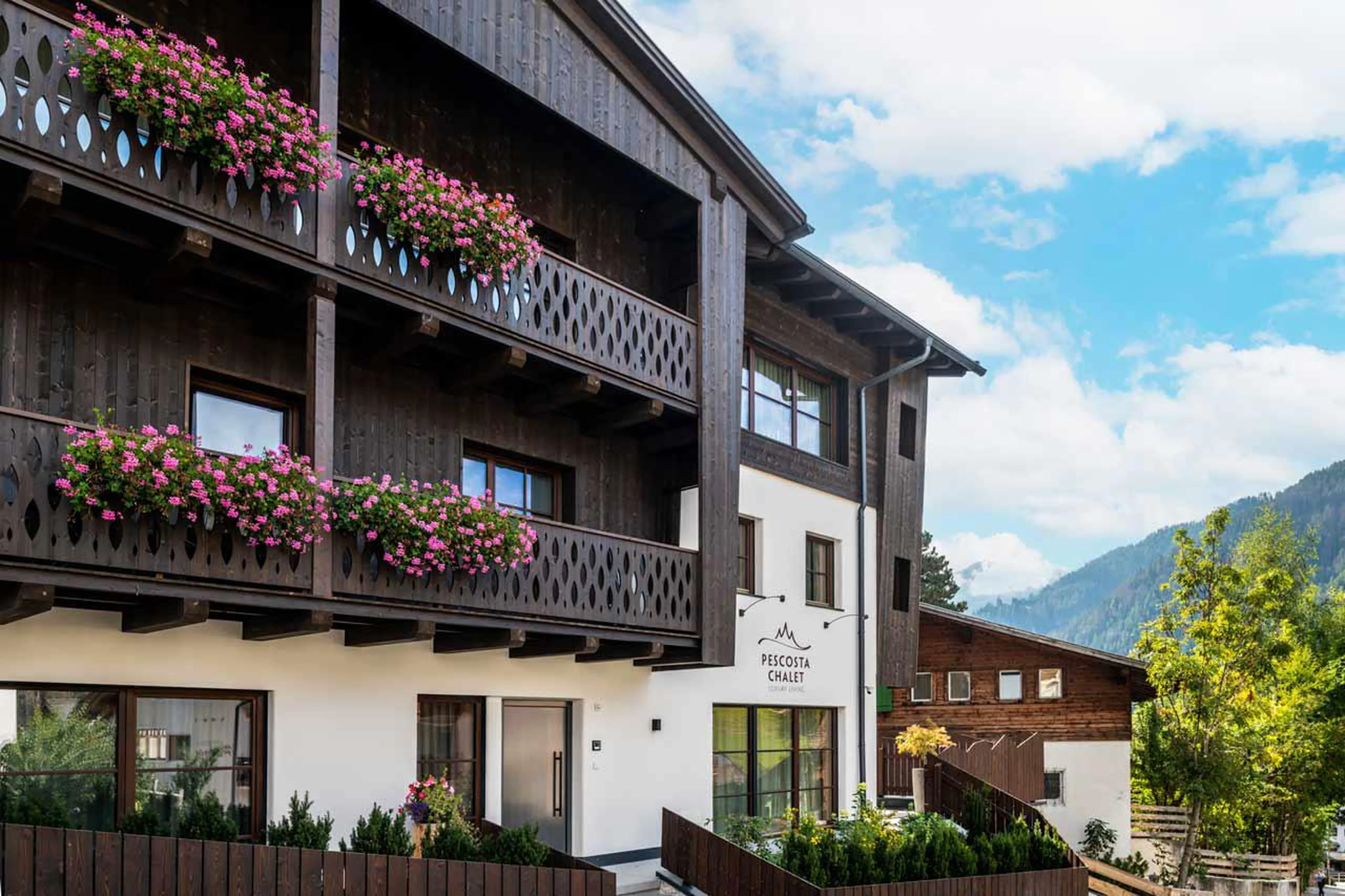 Chalet Pescosta in Kronplatz in summer