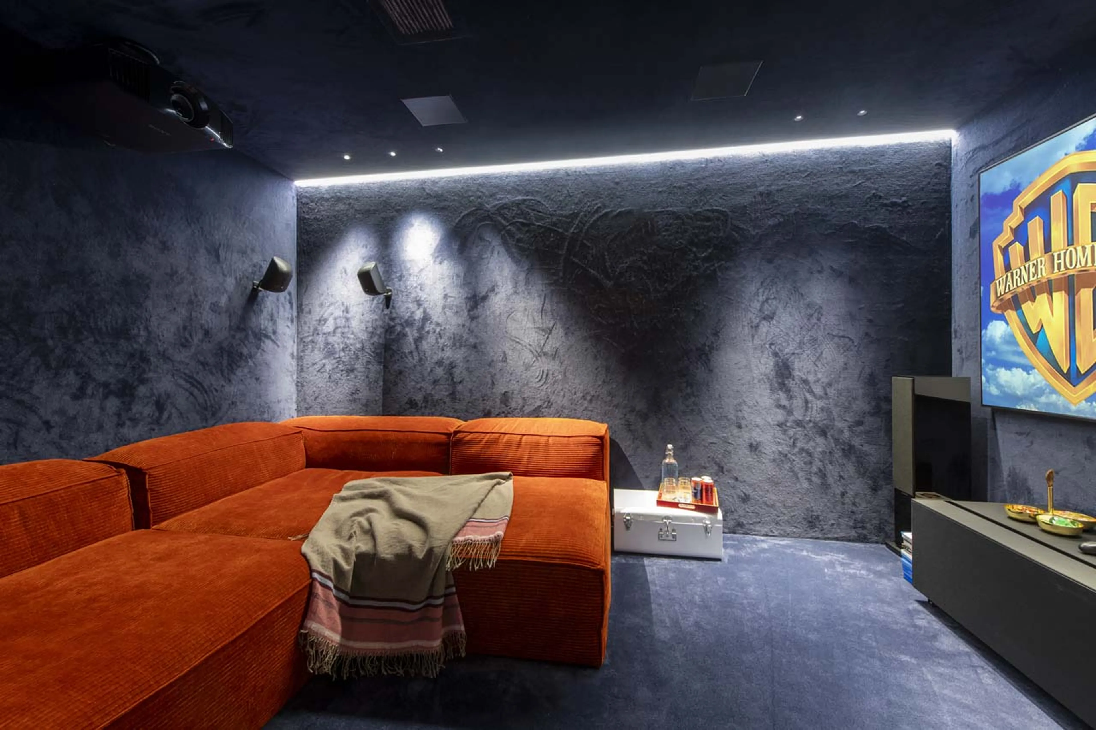 Cinema room at Chalet Peter Pan in Verbier