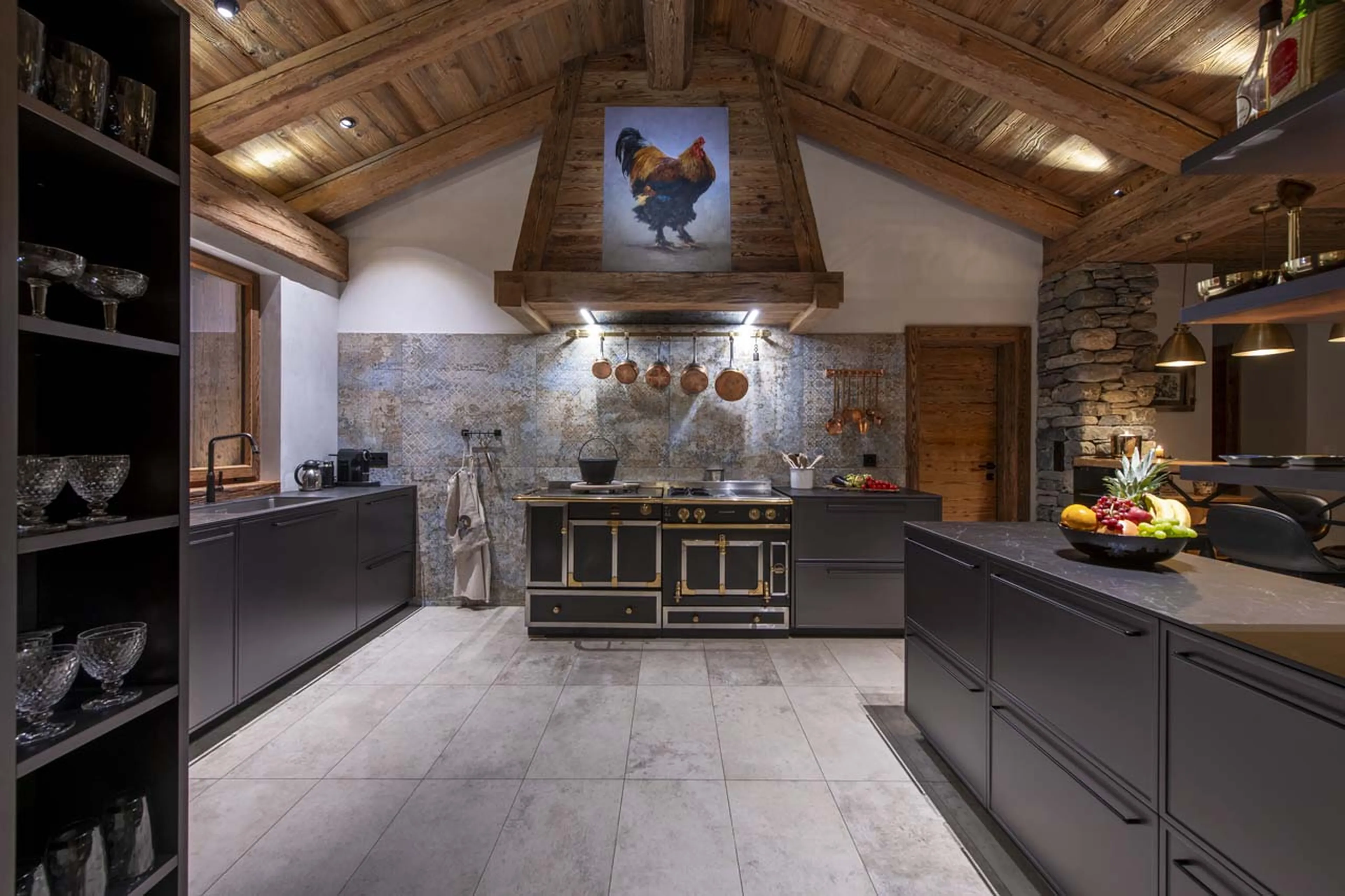 Kitchen at Chalet Peter Pan in Verbier