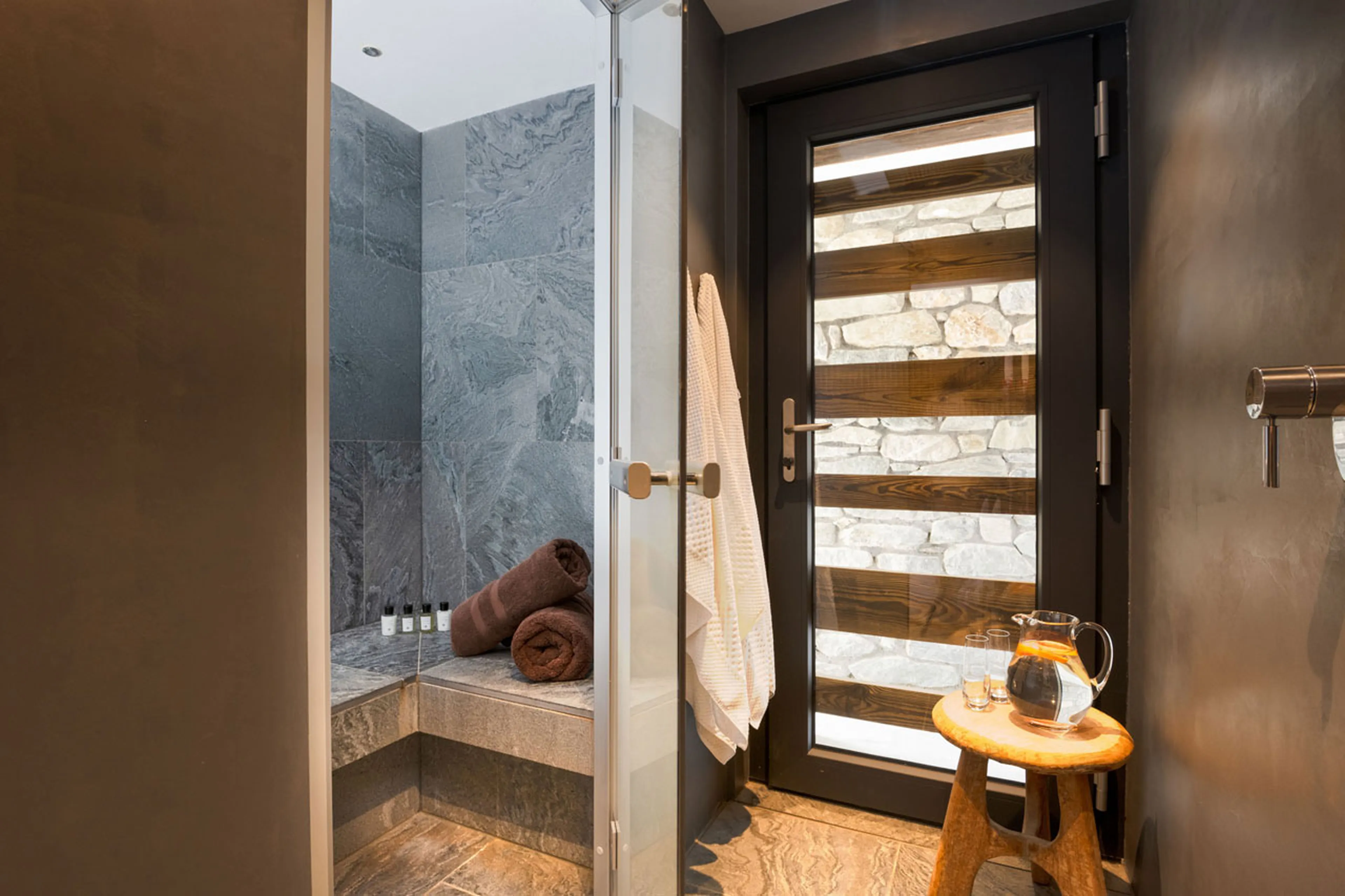 Steam room at Chalet Petheo in Verbier