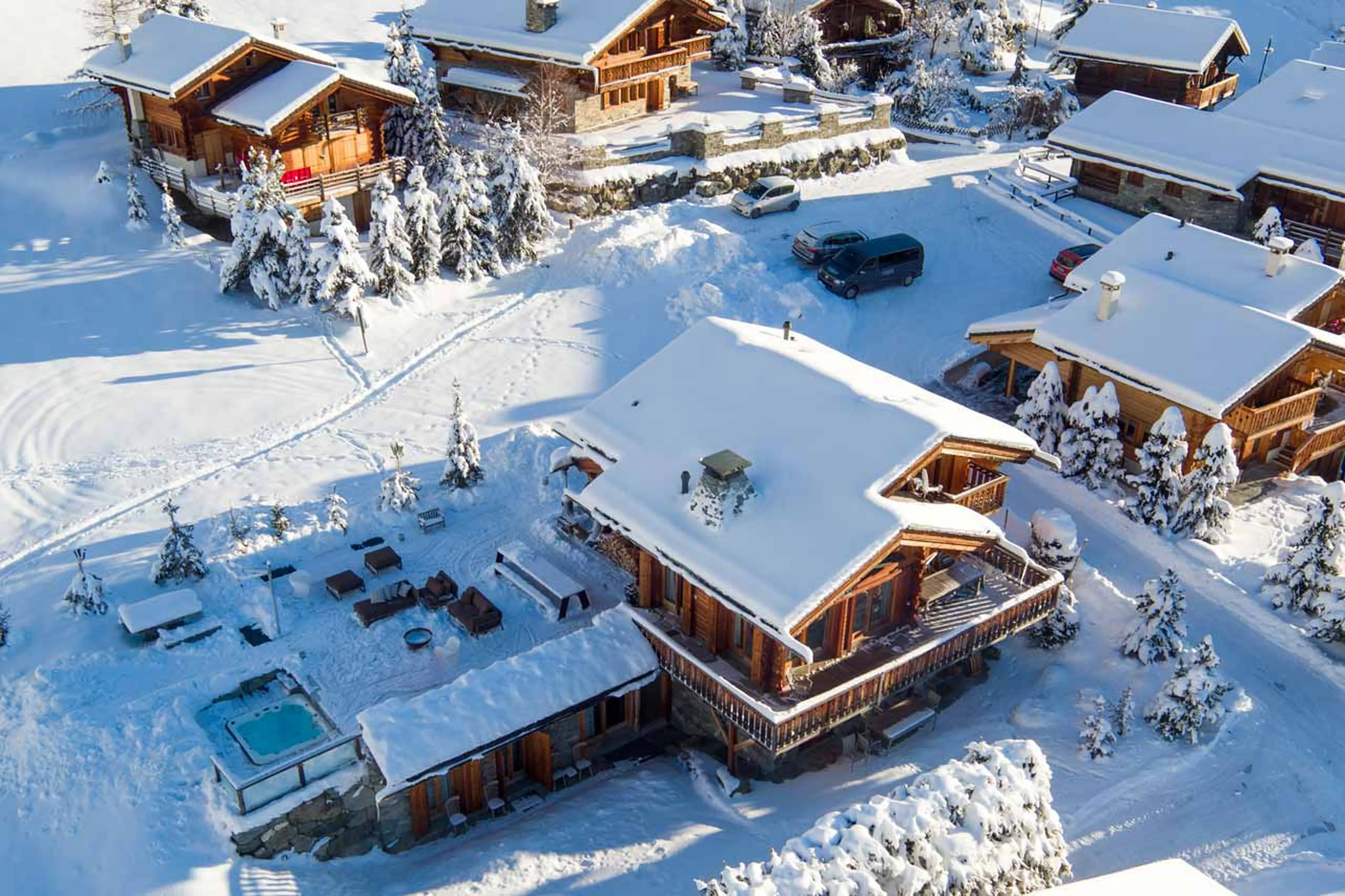 Exterior of Chalet Pierre Avoi in Verbier