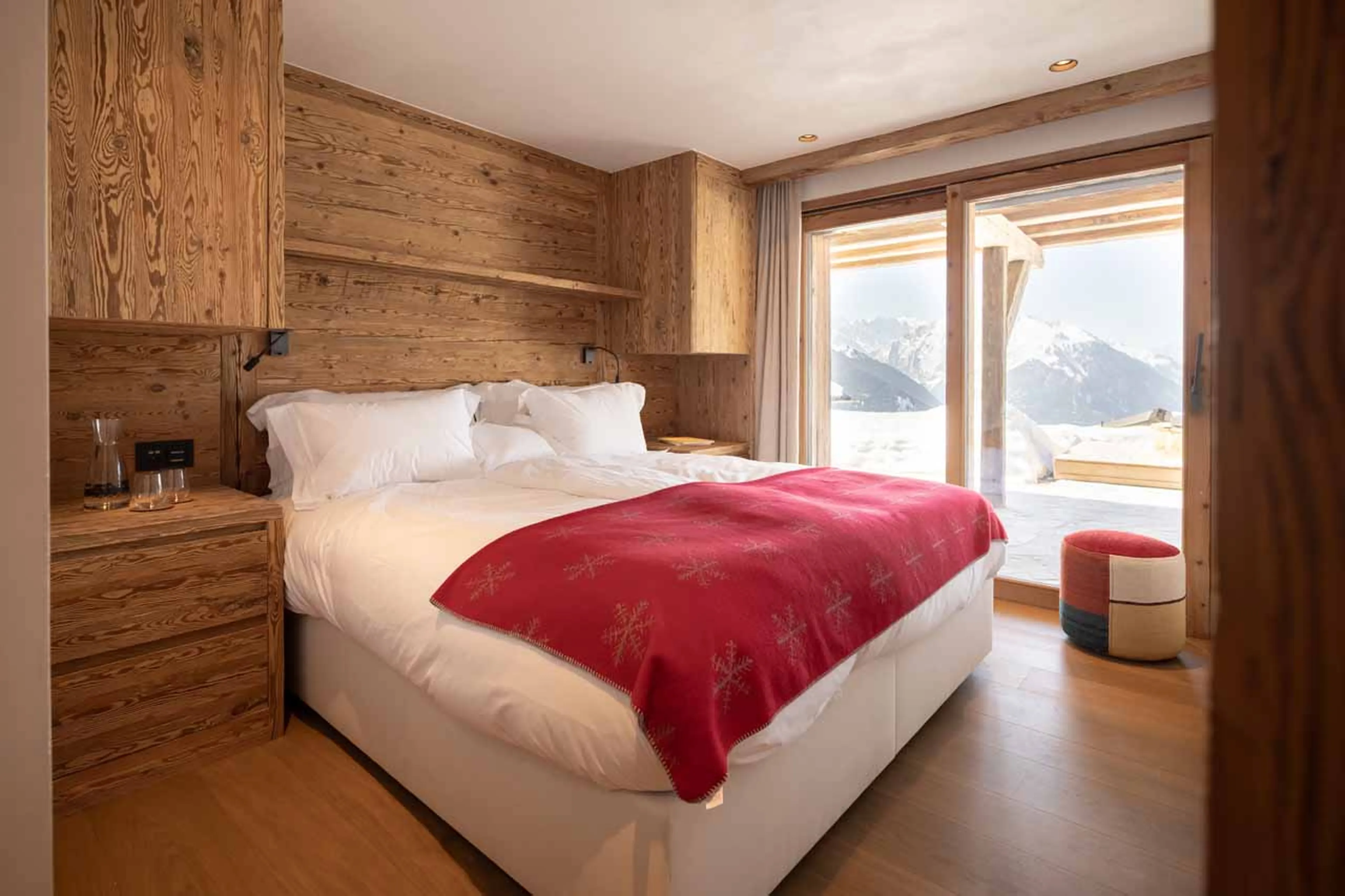 Bedroom 3 at Chalet Pierrier in Verbier
