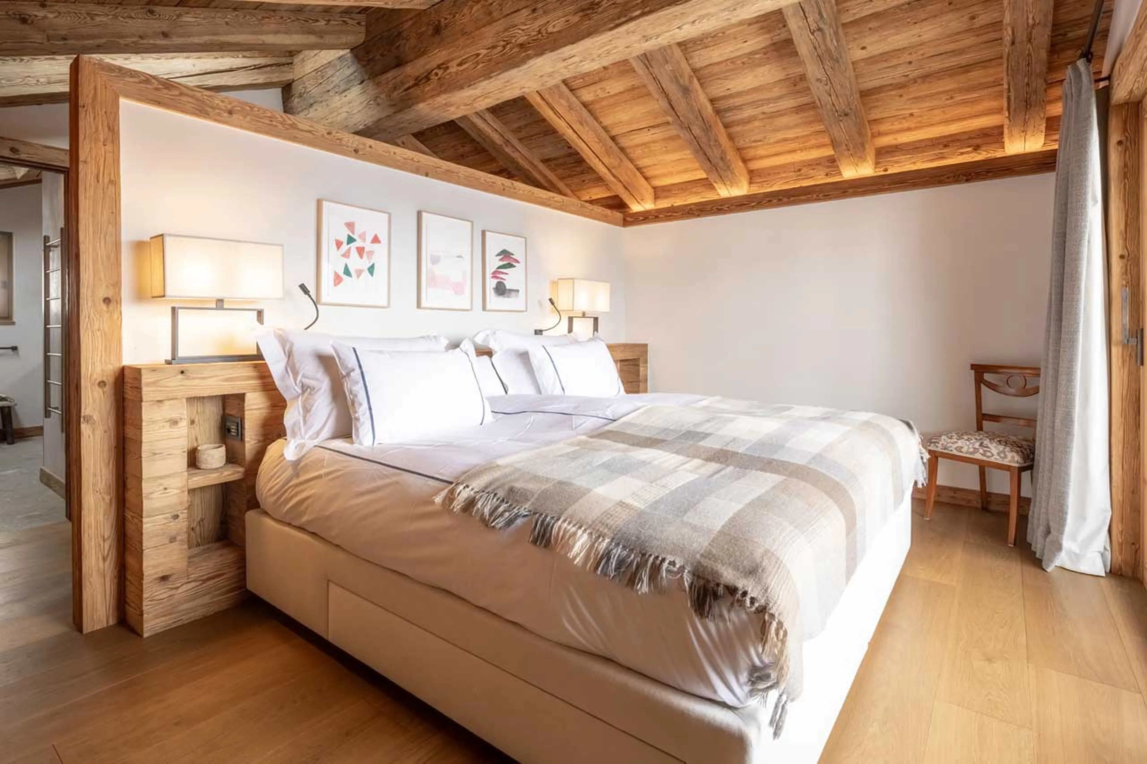 Bedroom 5 at Chalet Pierrier in Verbier