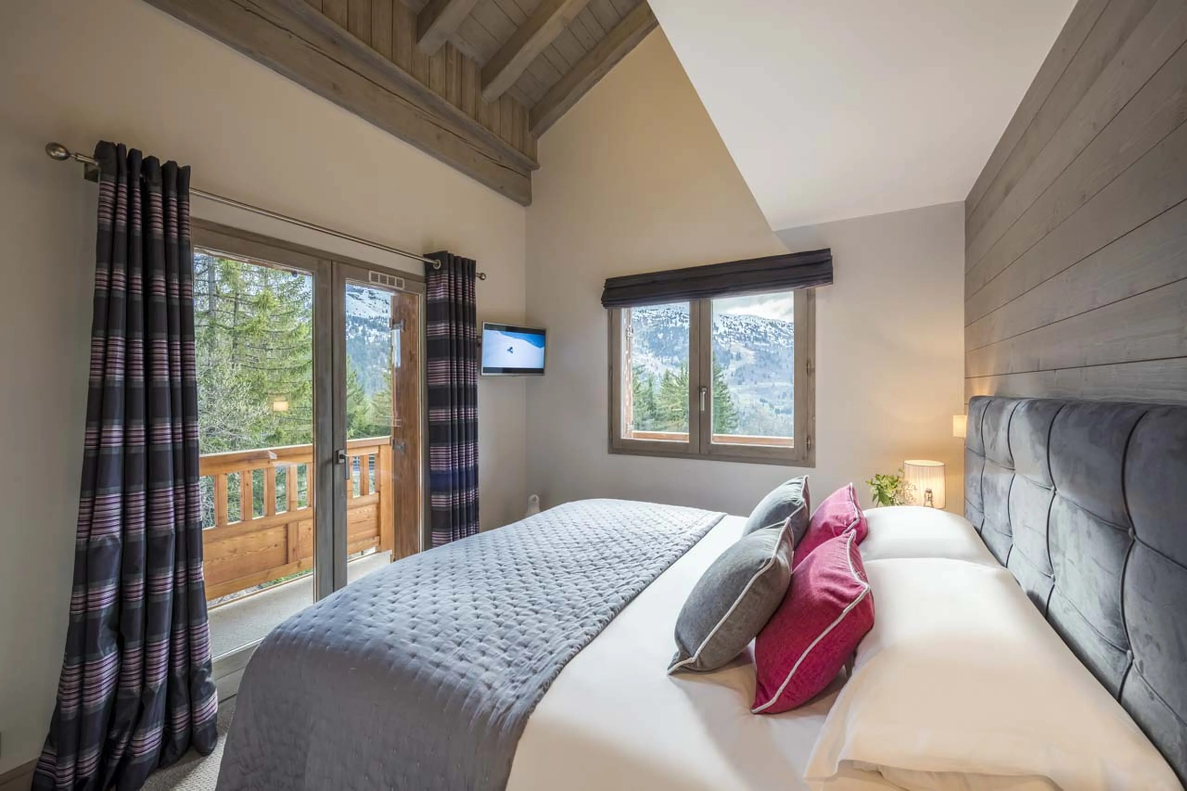 Access to balcony at Chalet Pont du Cam in Meribel