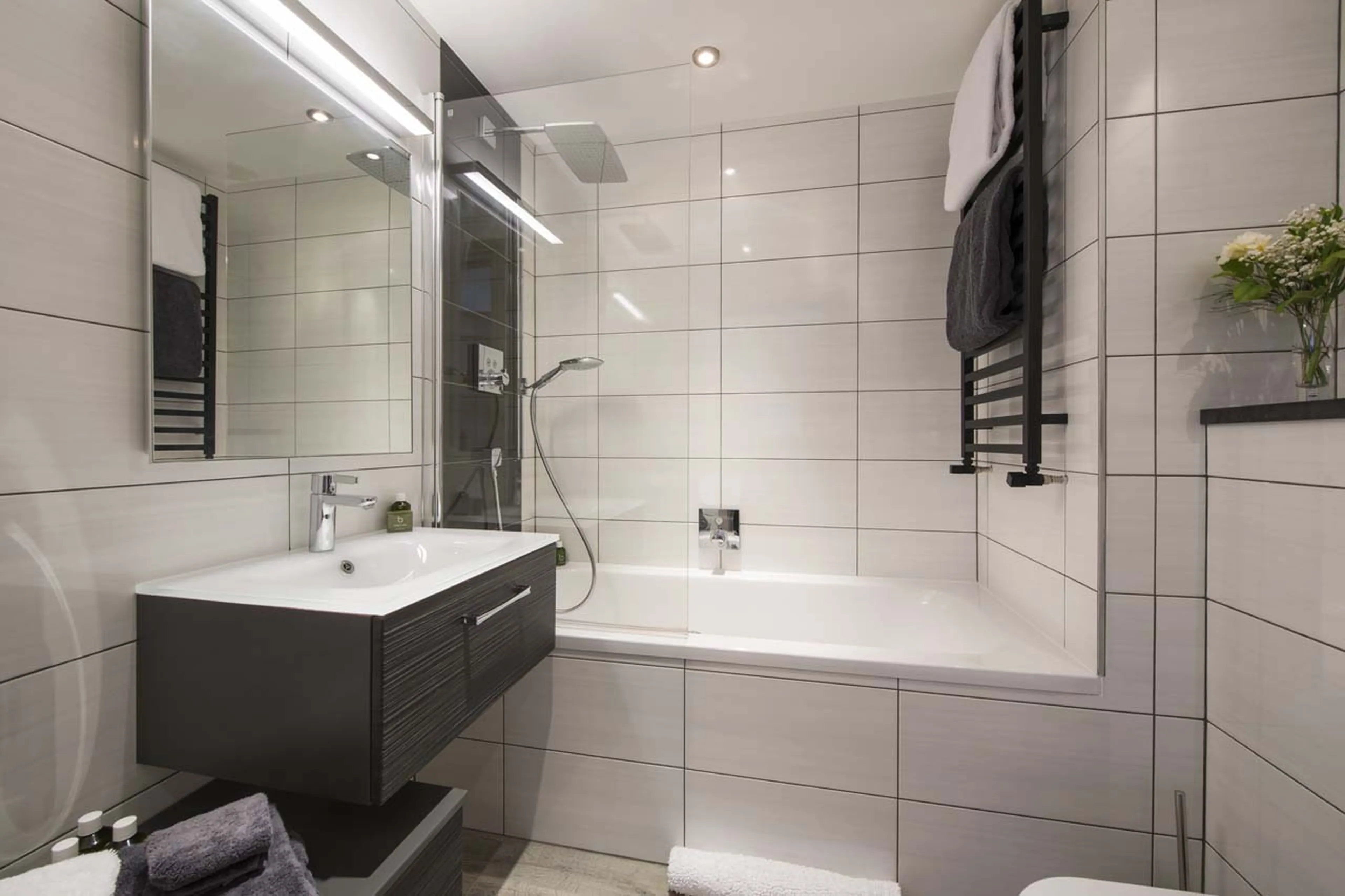 Trinity bathroom at Chalet Pont du Cam in Meribel