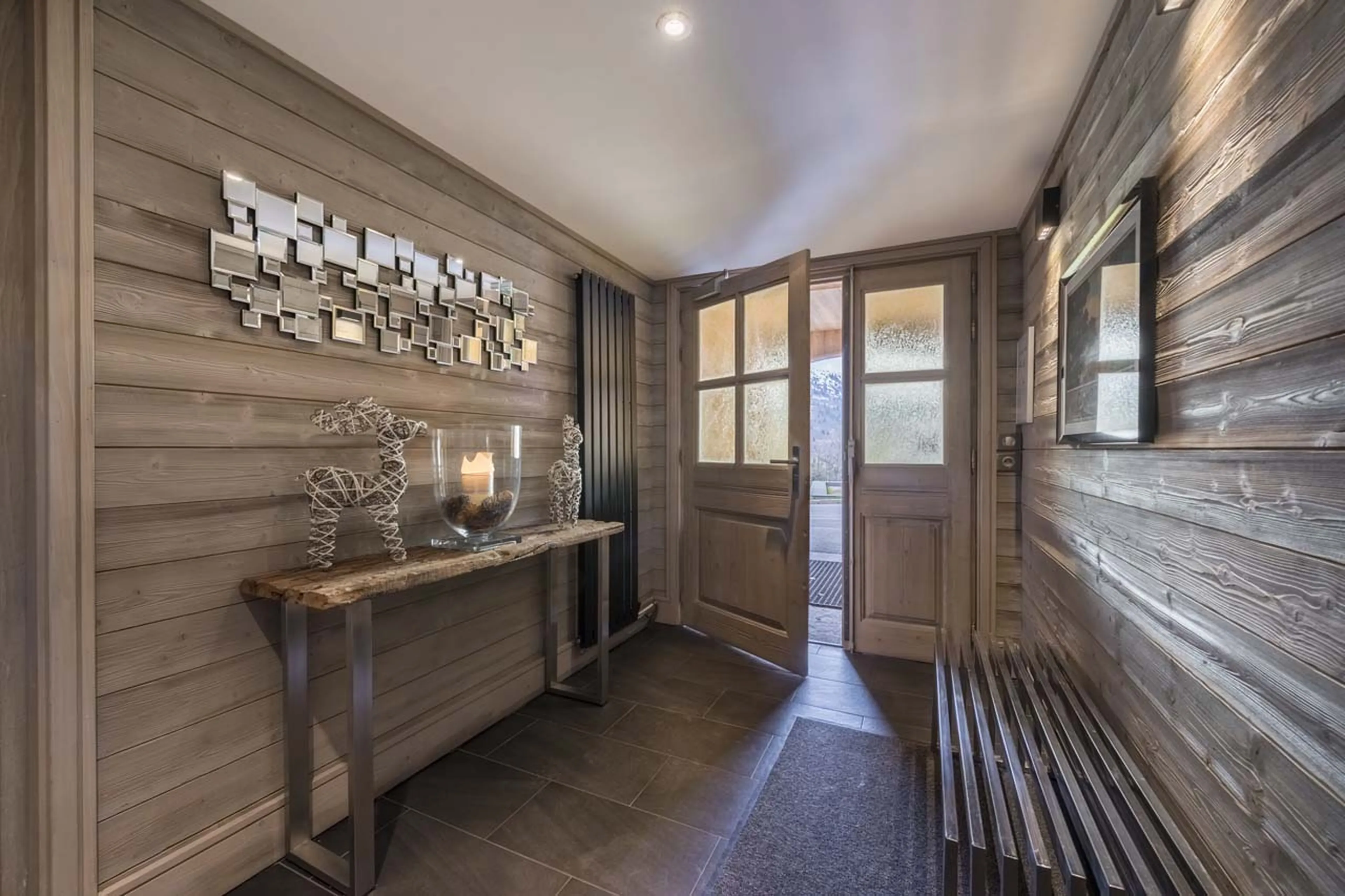 Entrance hall at Chalet Pont du Cam in Meribel