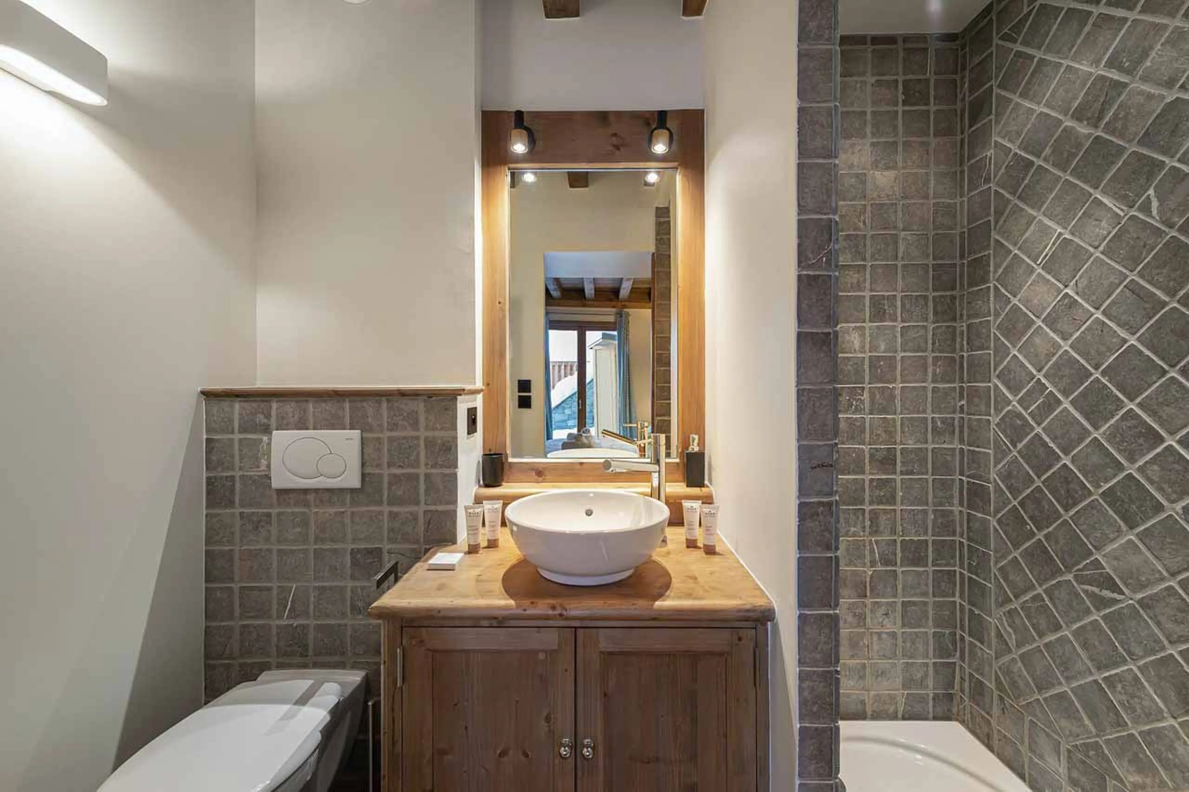 Shower one at Chalet Prosper in Courchevel 1550