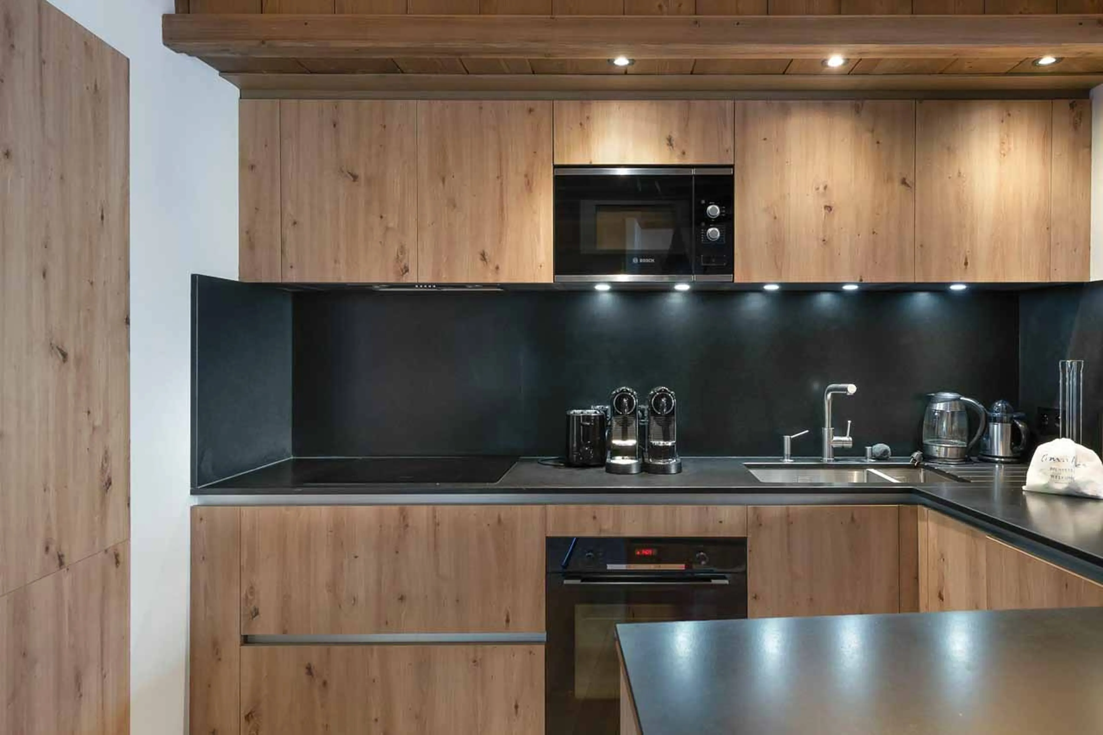 Kitchen at Chalet Prosper in Courchevel 1550