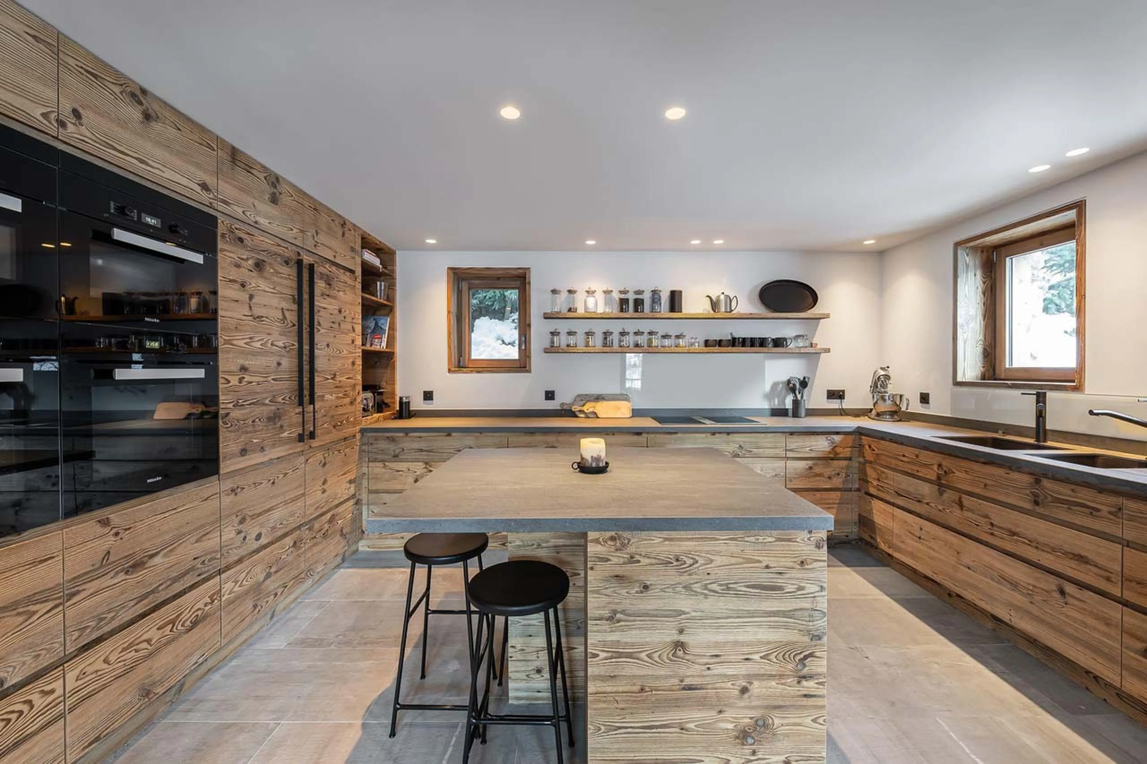 Kitchen at Chalet Quebec in St Martin de Belleville