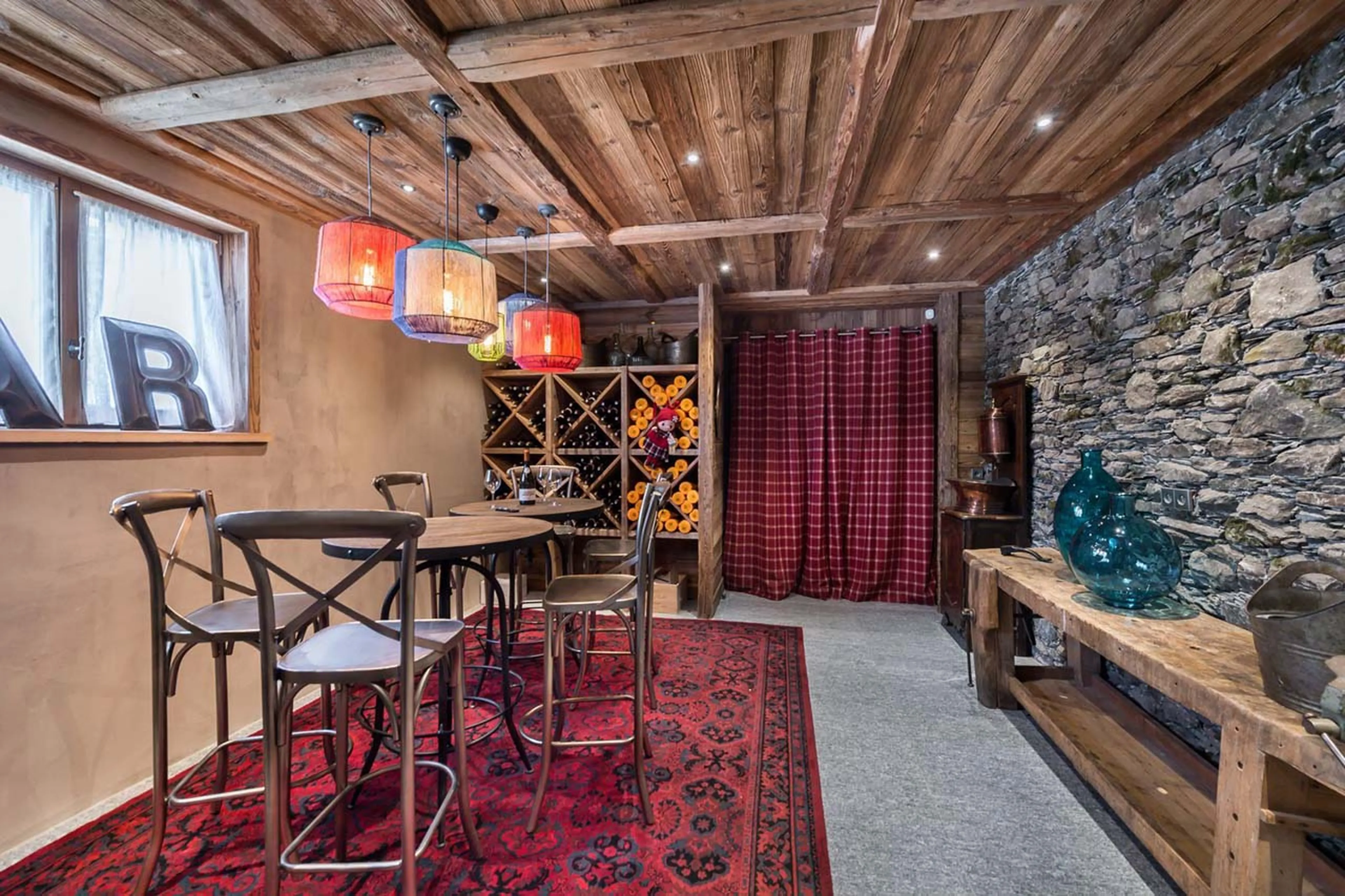 Wine cellar at Chalet Queen Mijane in Meribel