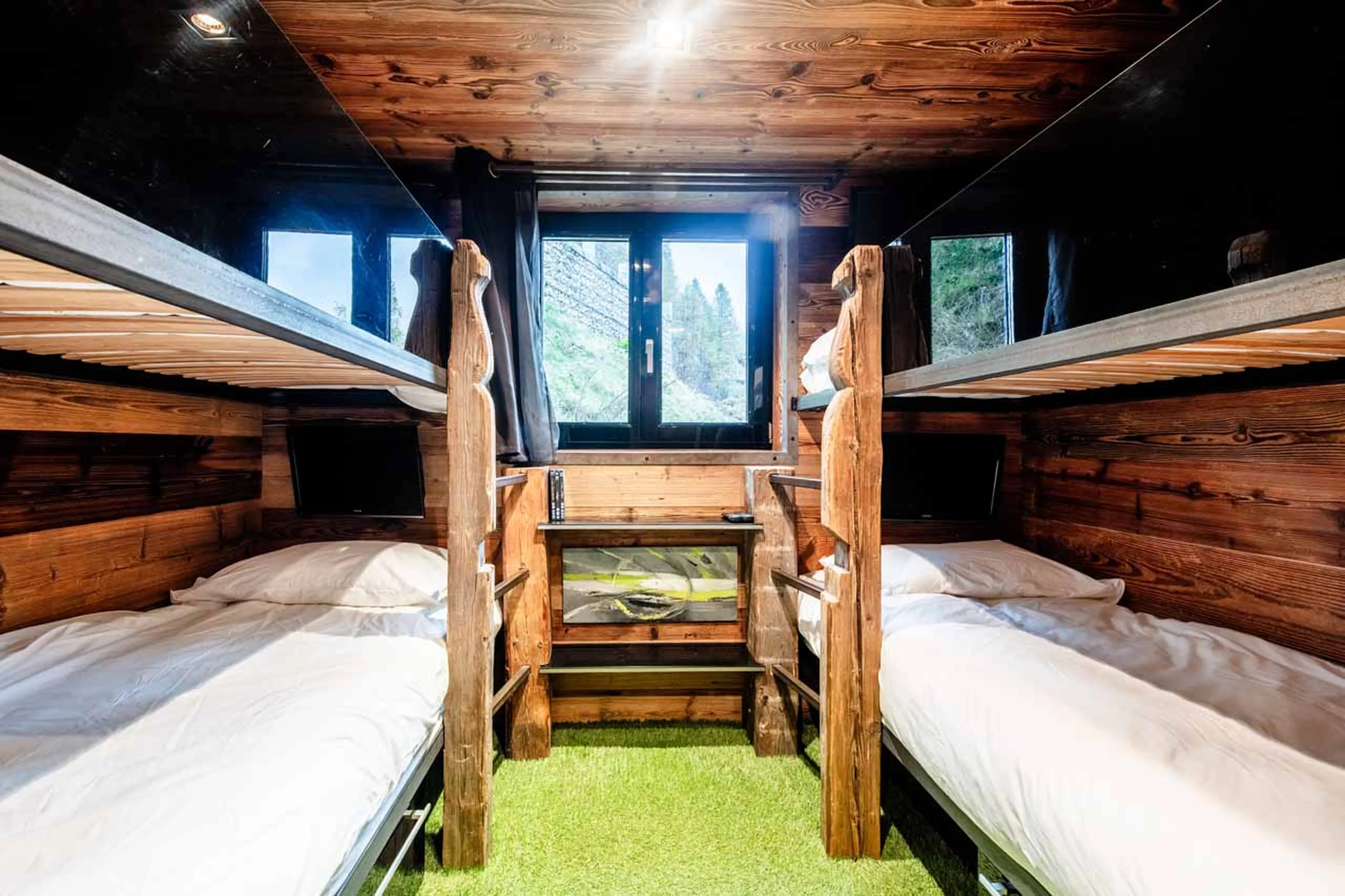 Bedroom seven at Chalet Quezac in Tignes