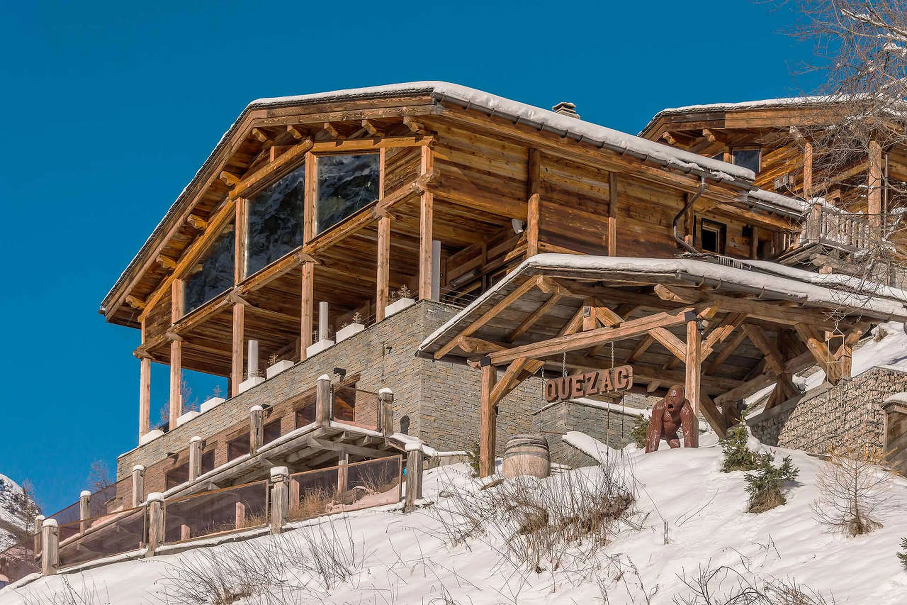 Exterior of Chalet Quezac in Tignes
