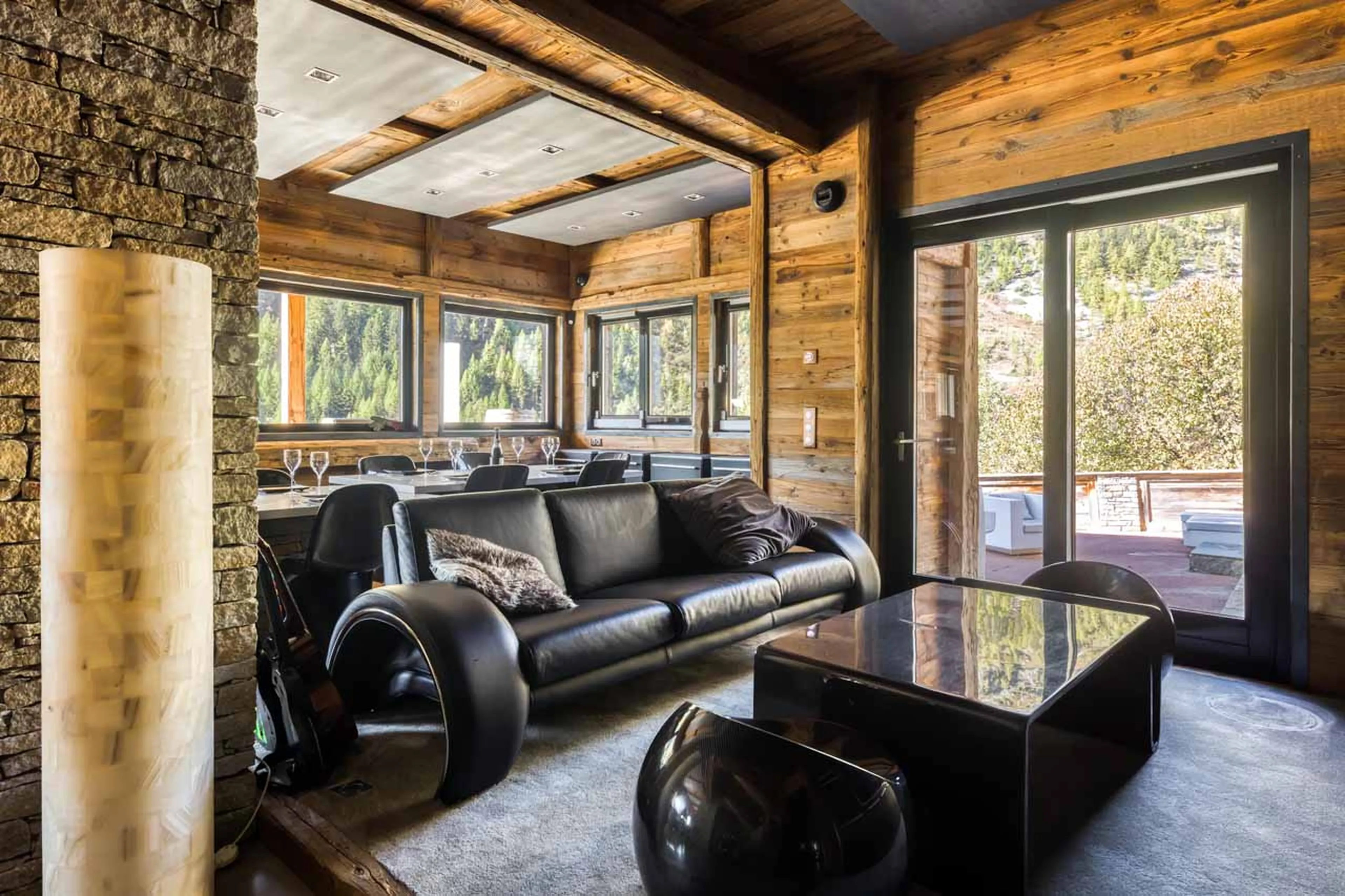 Living area of Chalet Quezac in Tignes