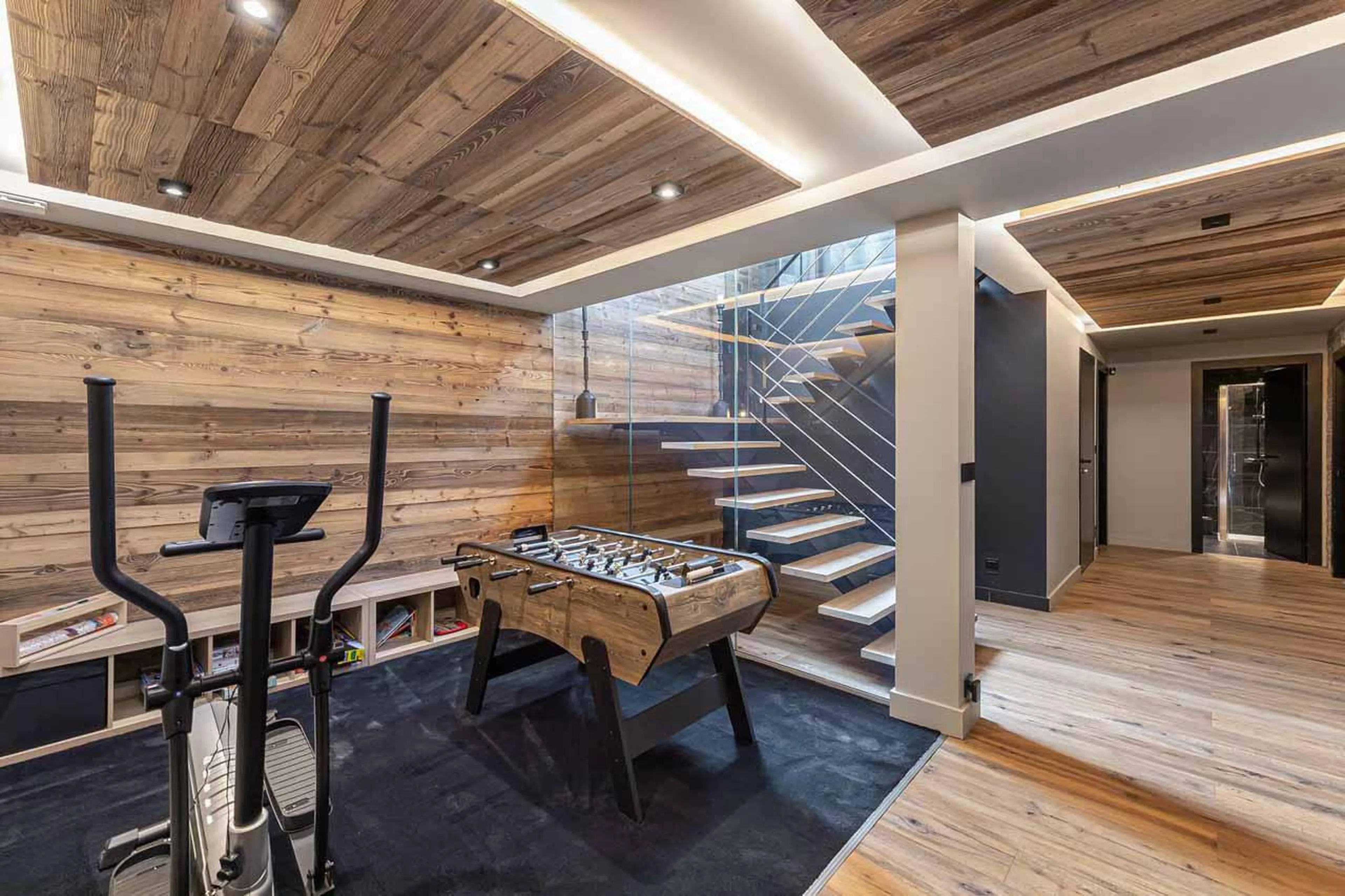 Table football at Chalet R Family in Megeve