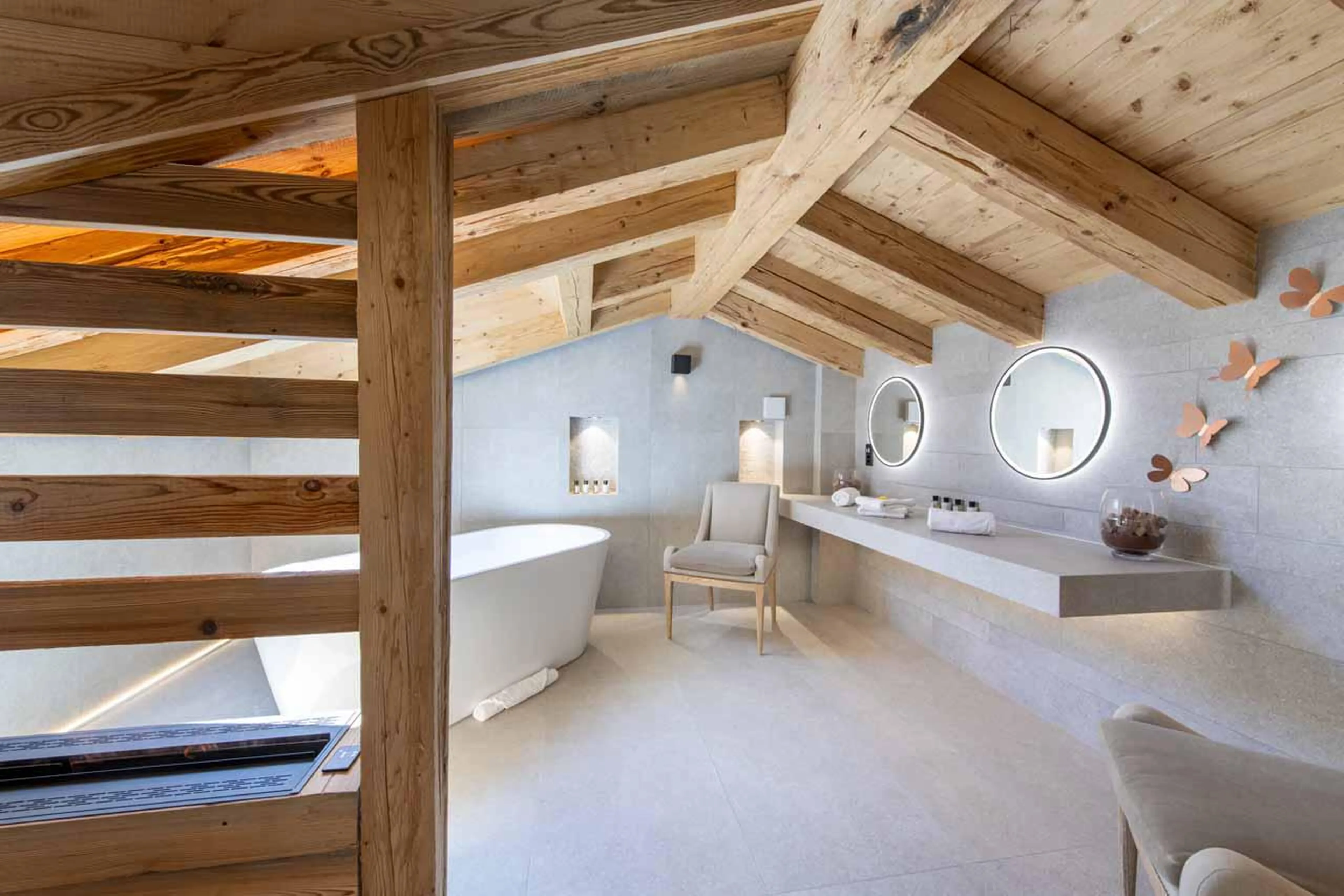 Master bathroom in Chalet Ranch, Verbier