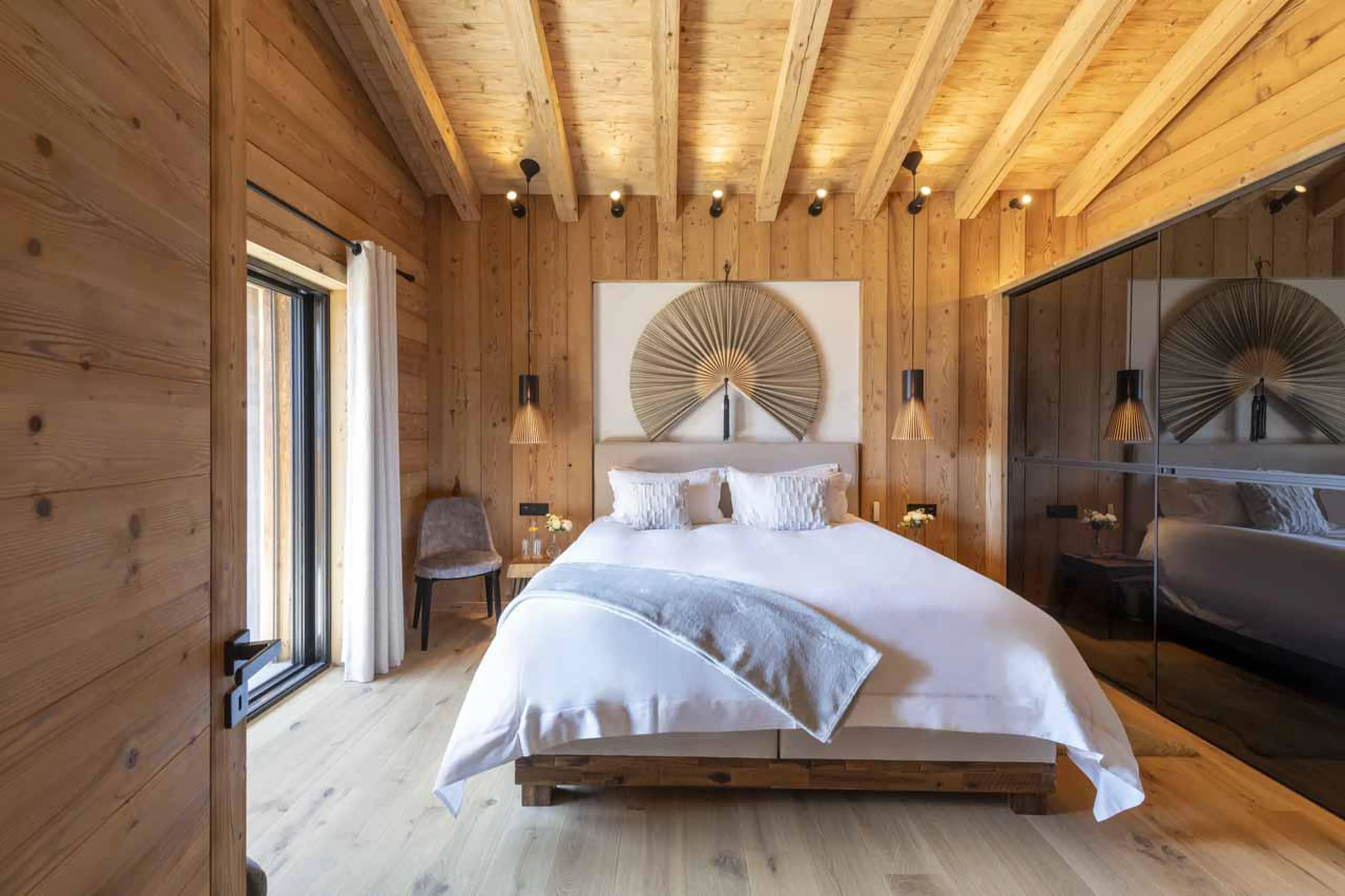 Double bedroom in Chalet Ranch, Verbier