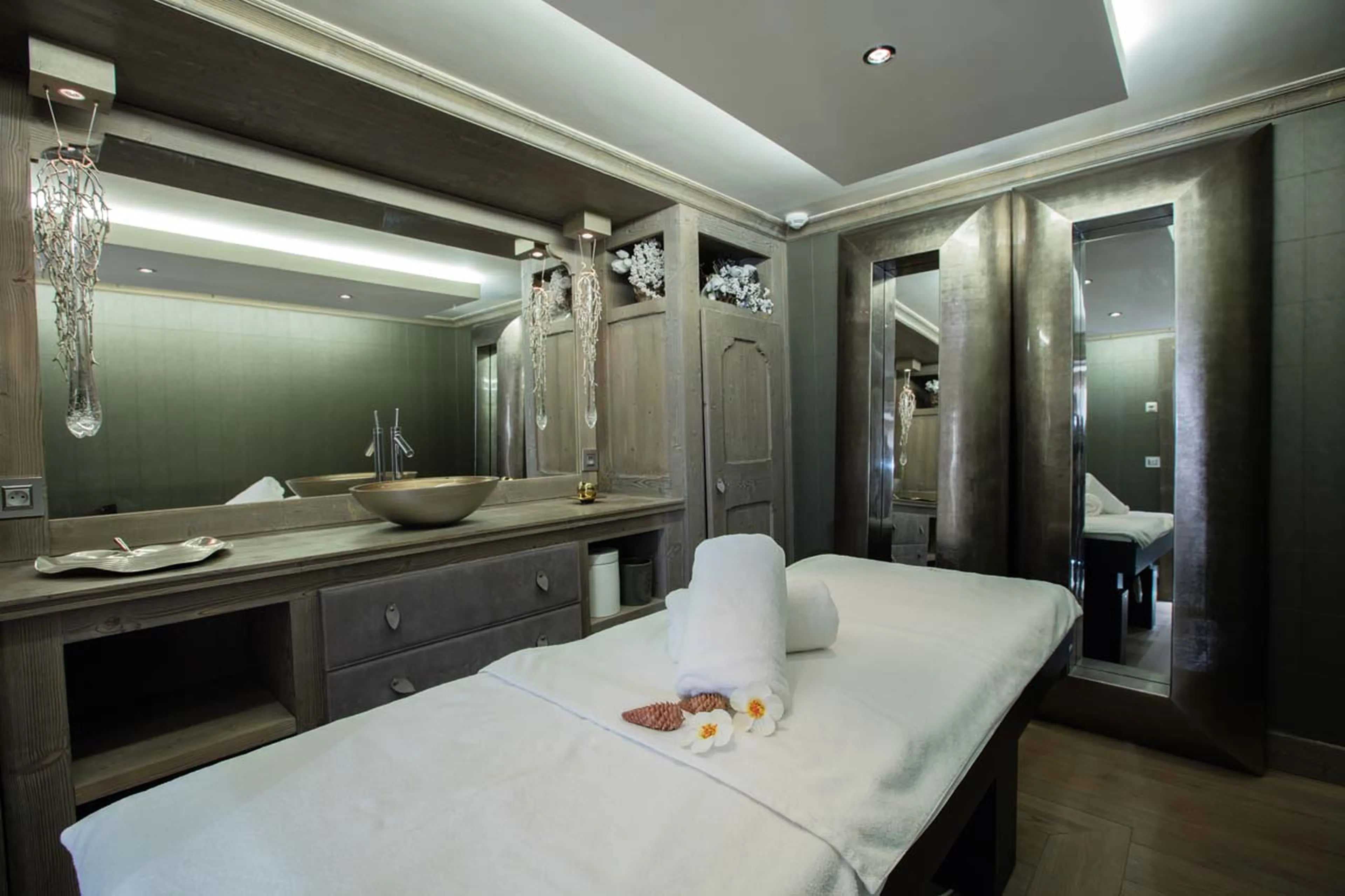Massage room at Chalet Razzie in Courchevel 1850