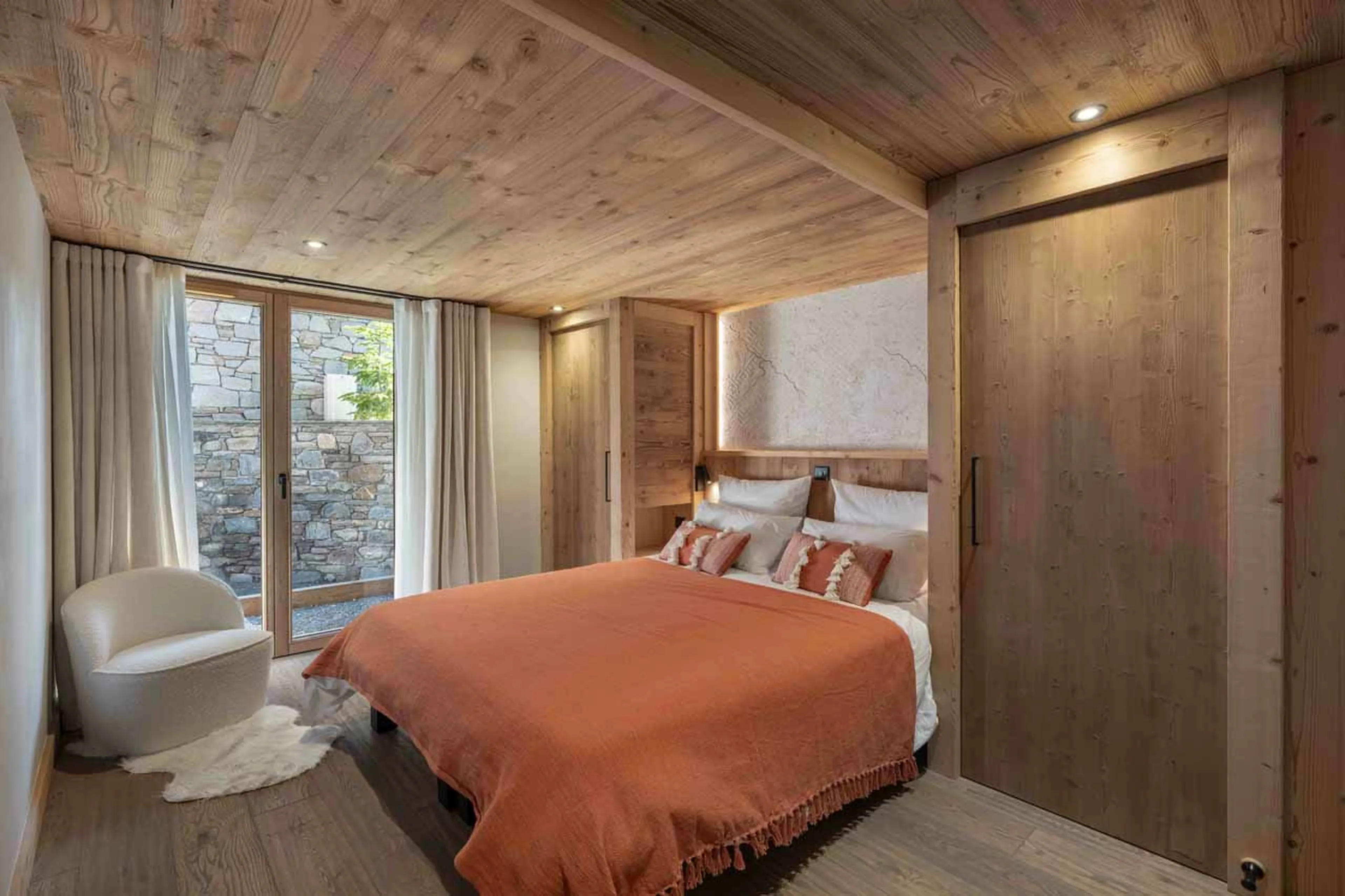 Bedroom 2 at Chalet Reve de Marmotte in Meribel