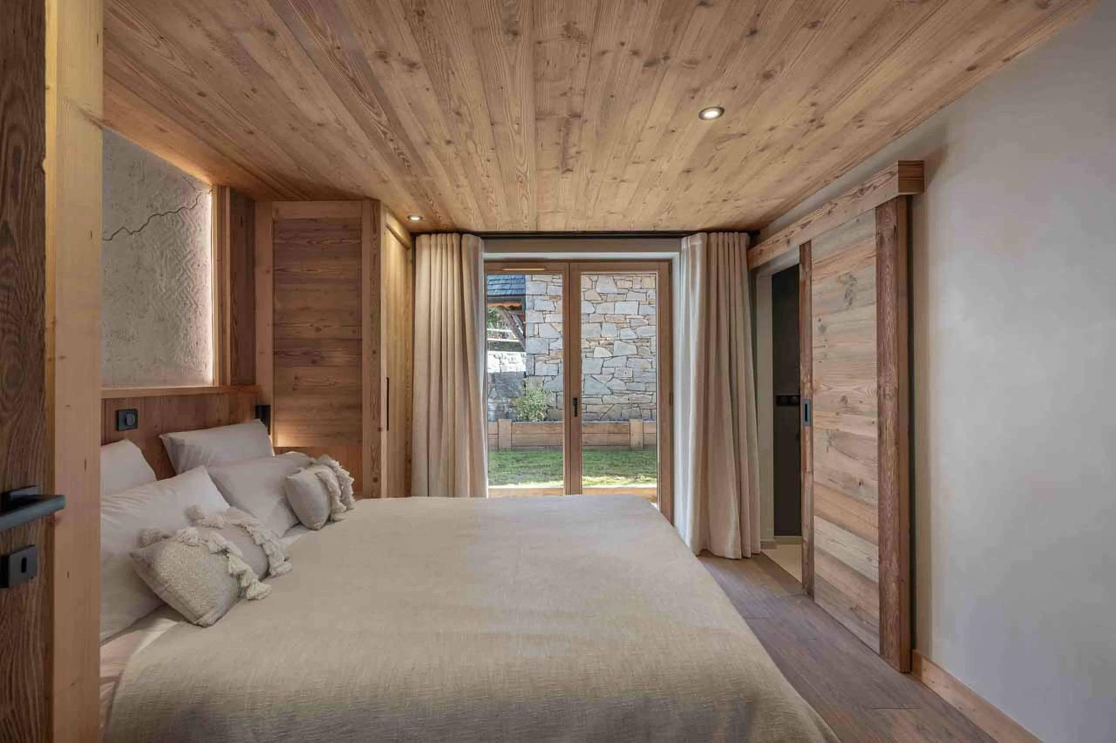 Bedroom 3 at Chalet Reve de Marmotte in Meribel