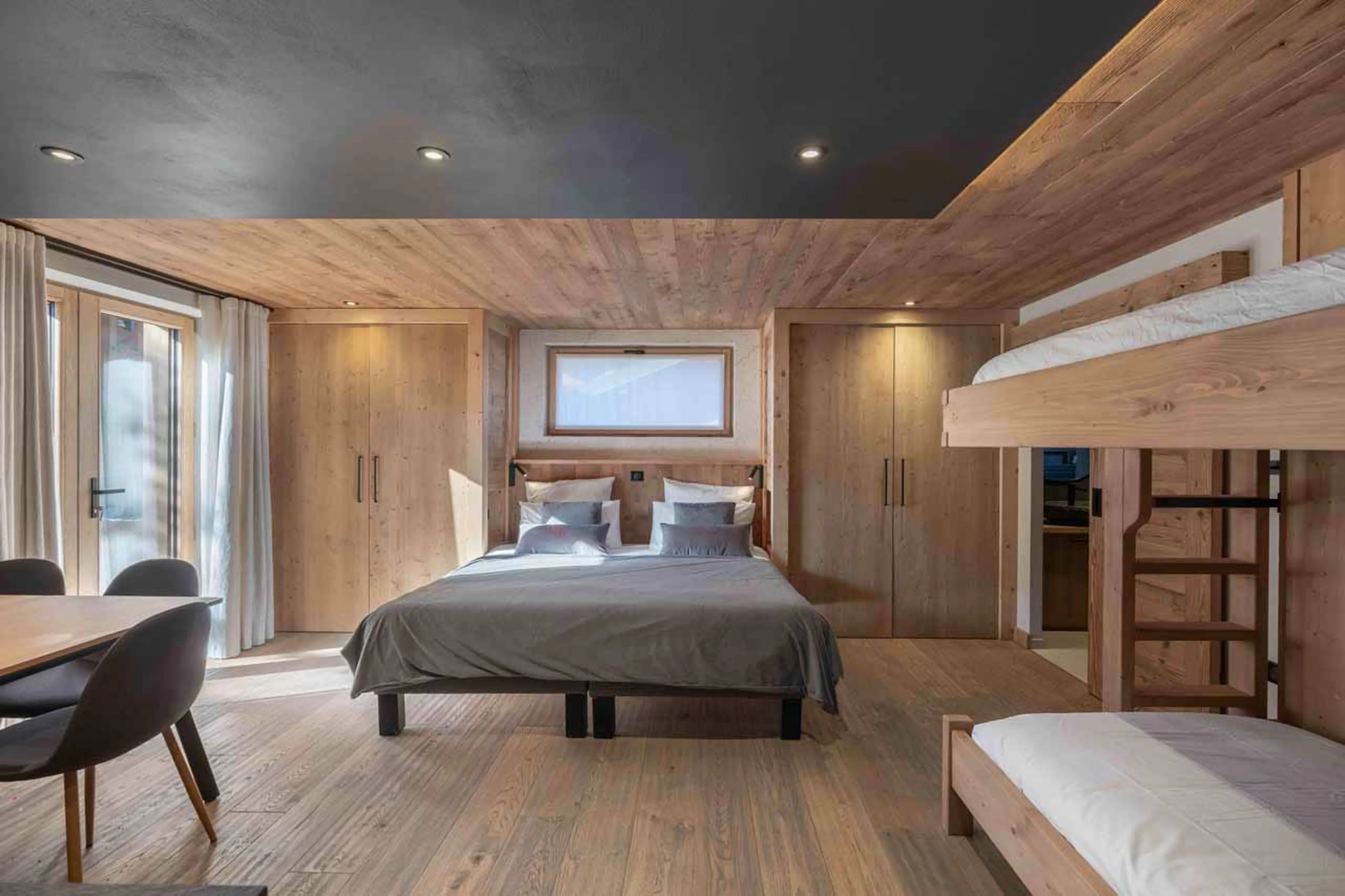 Bedroom 4 at Chalet Reve de Marmotte in Meribel