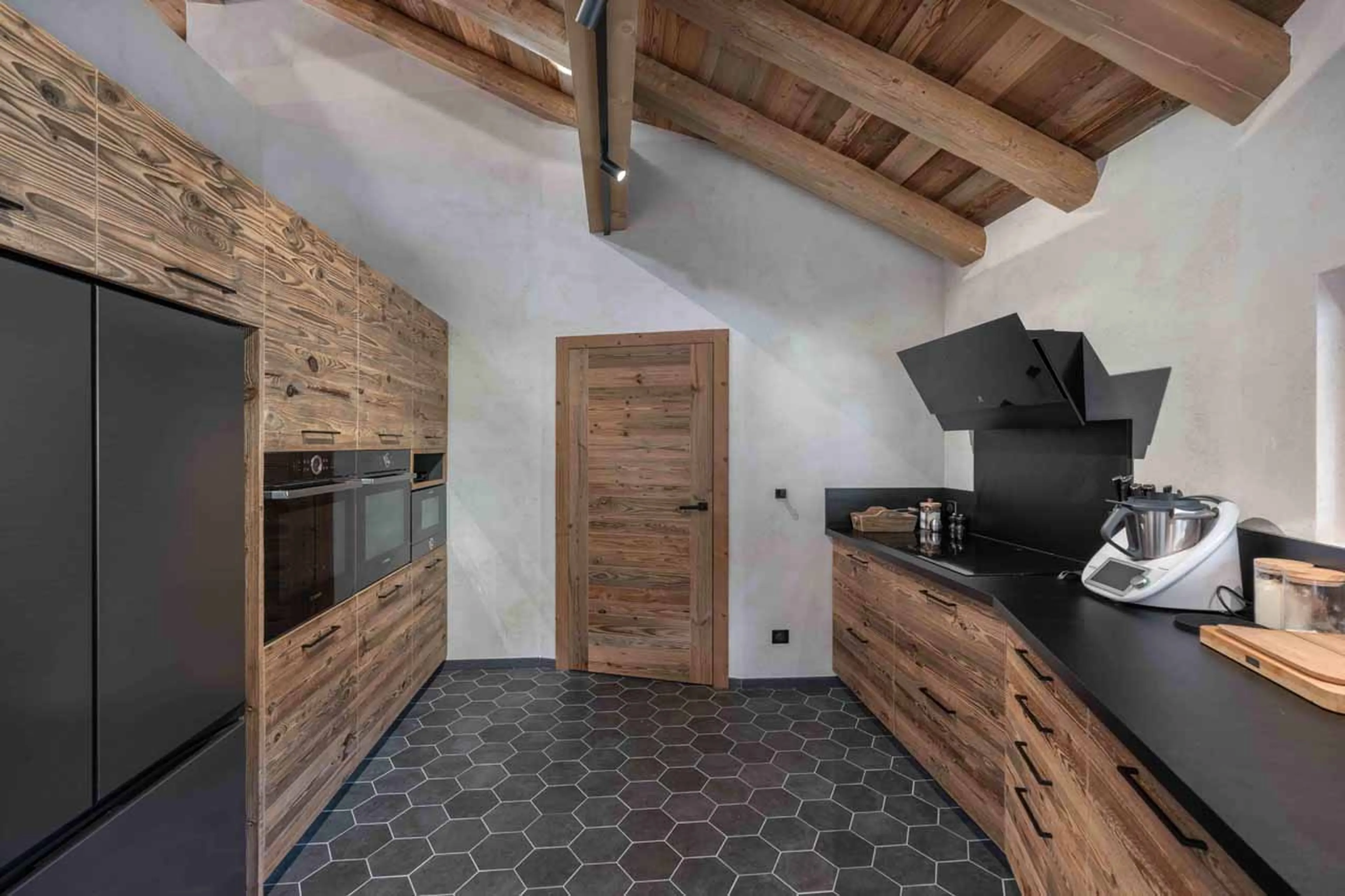 Kitchen at Chalet Reve de Marmotte in Meribel