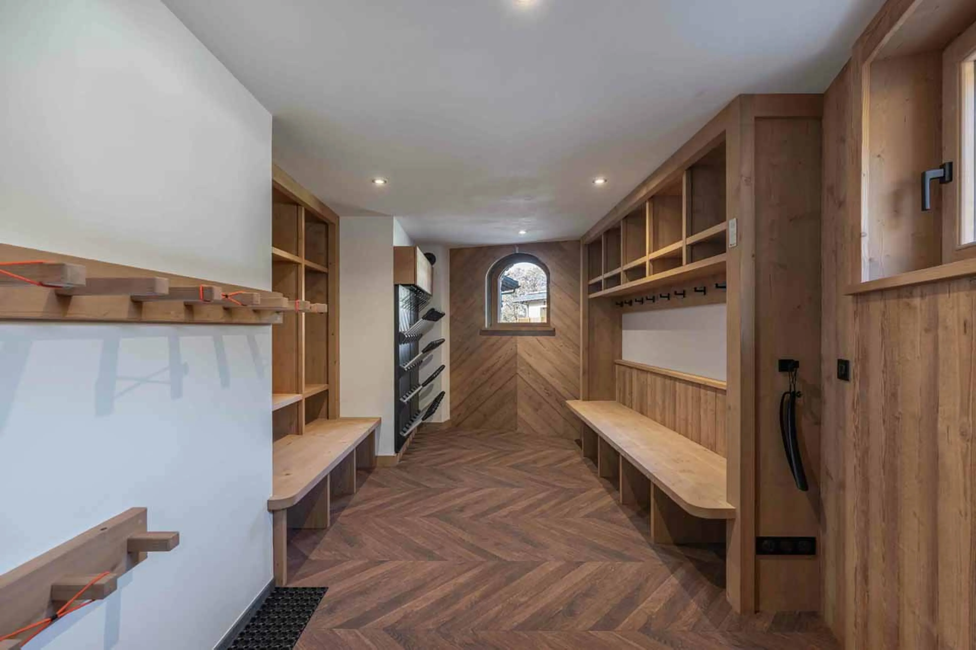 Ski room at Chalet Reve de Marmotte in Meribel