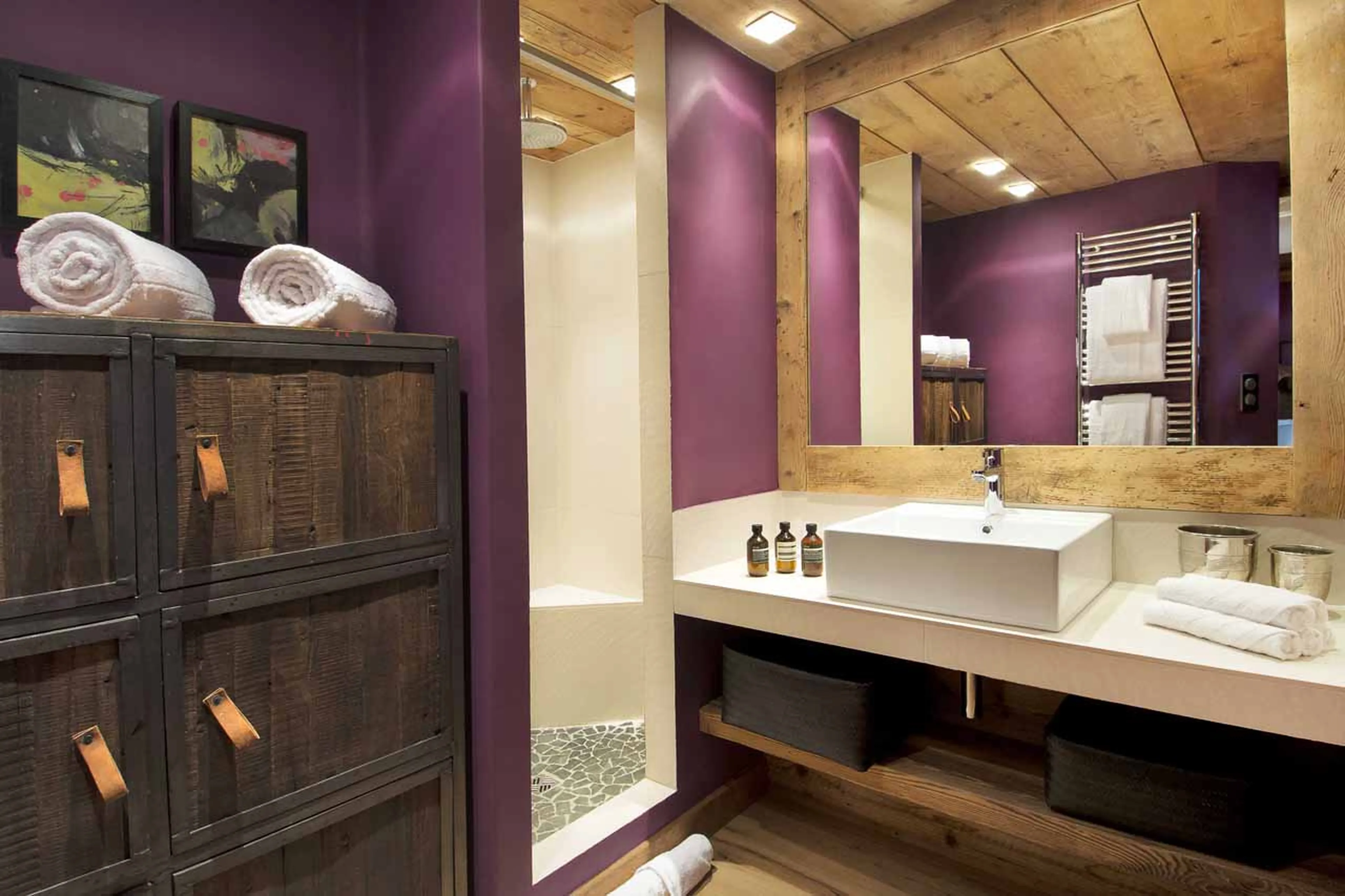 Bathroom two at Chalet Rive Gauche in Val d'Isere
