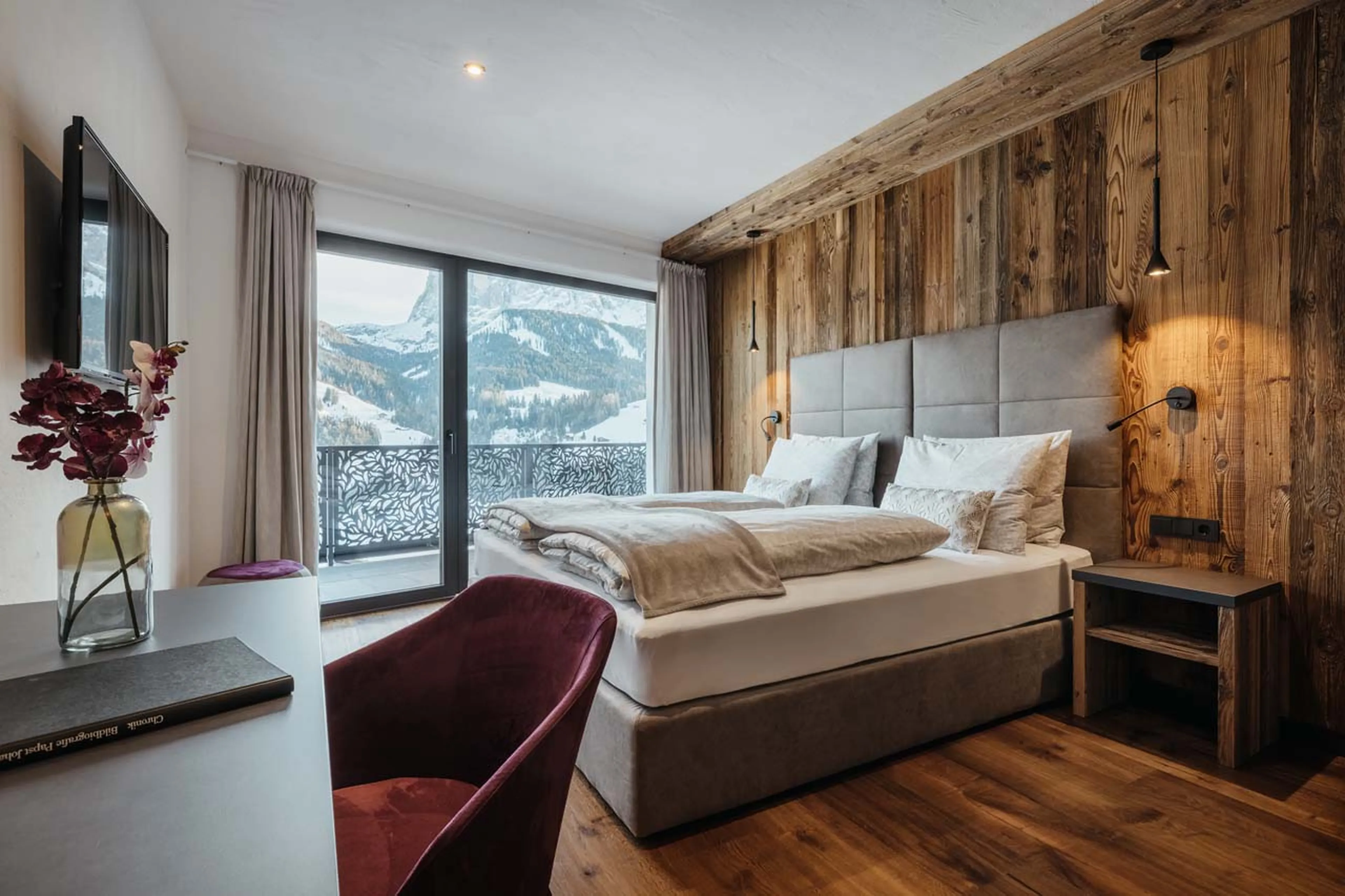 Bedroom 5 in Chalet Robin, Val Gardena